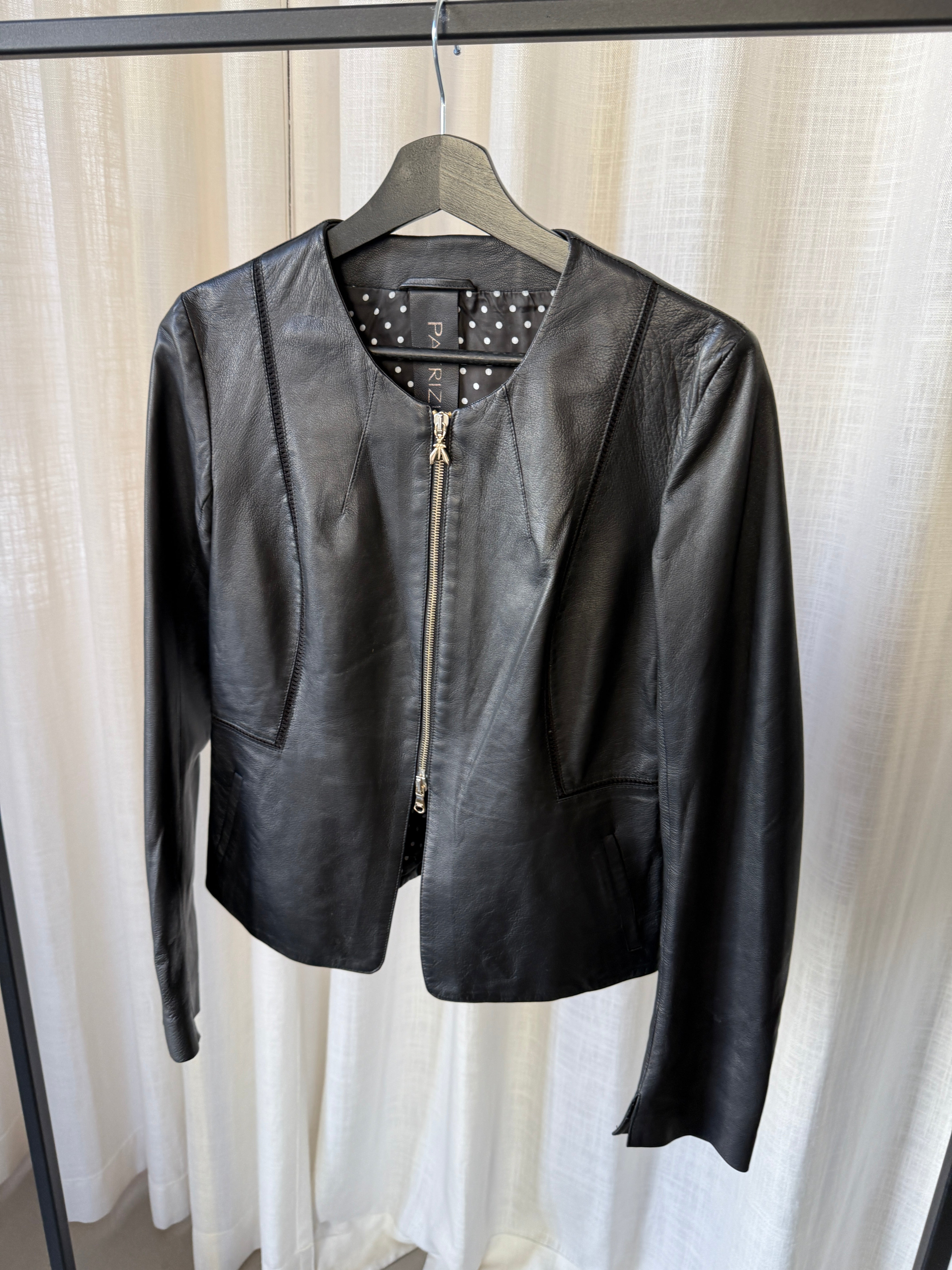 Patrizia Leather Blazer