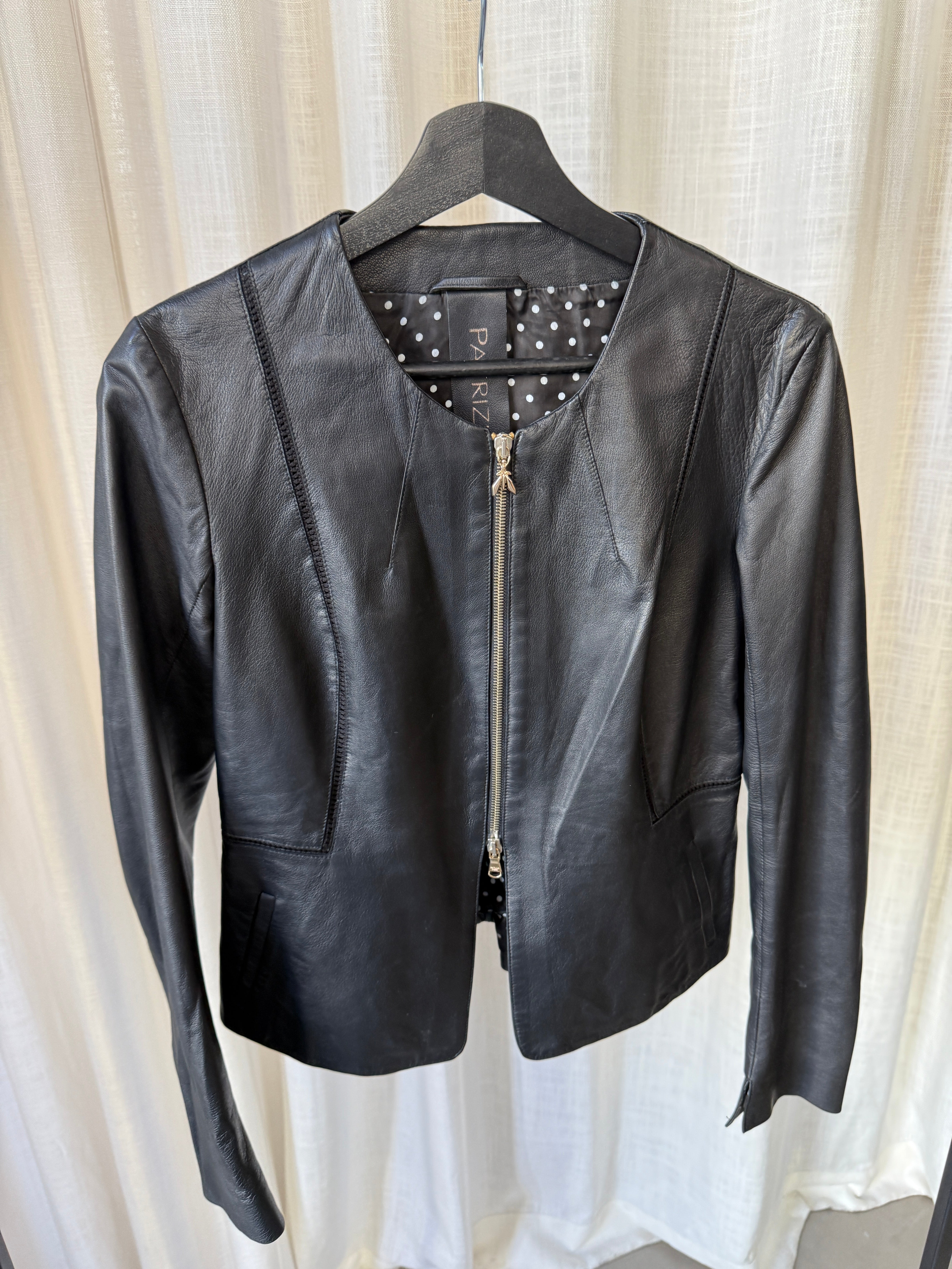 Patrizia Leather Blazer