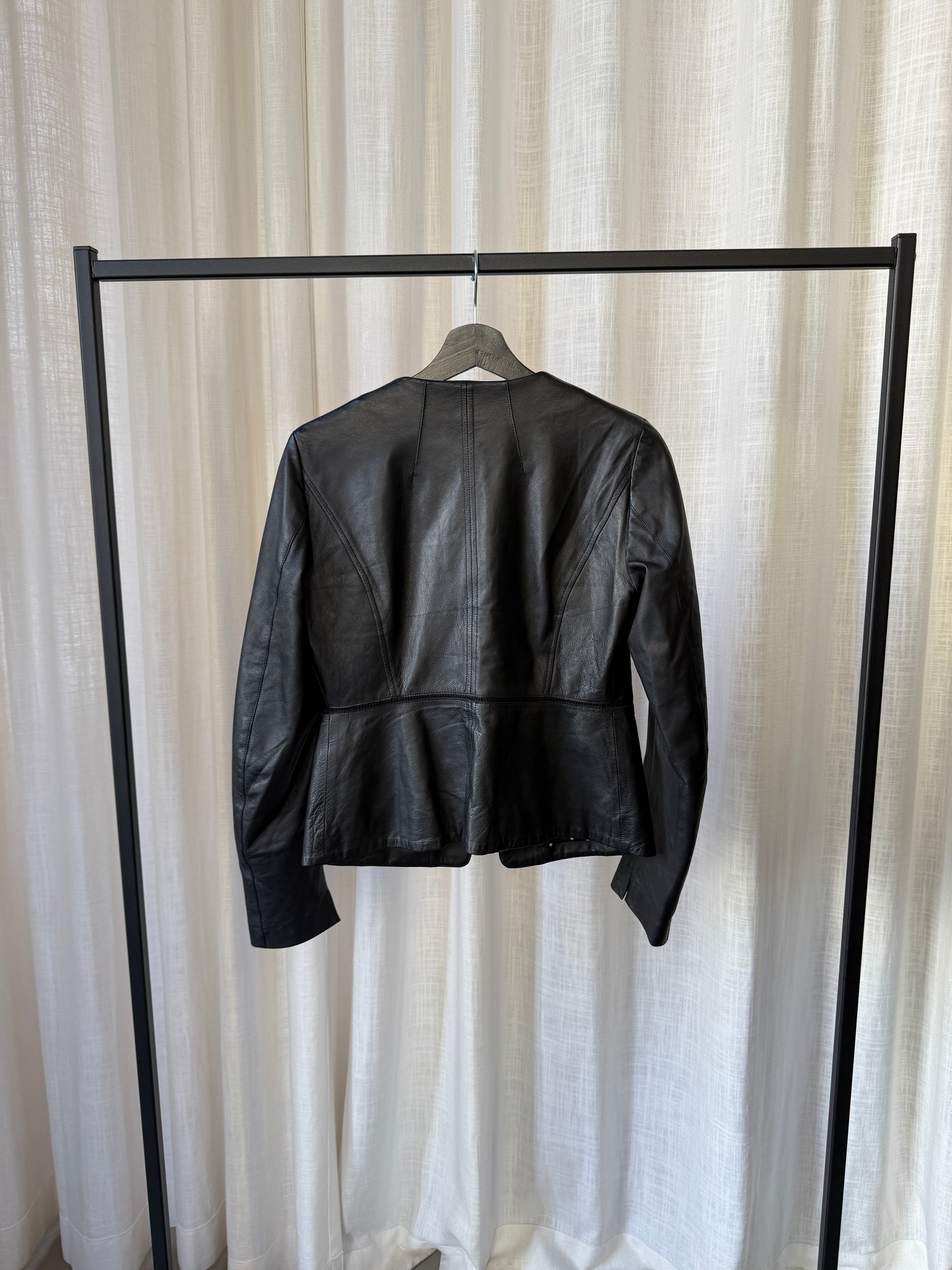 Patrizia Leather Blazer