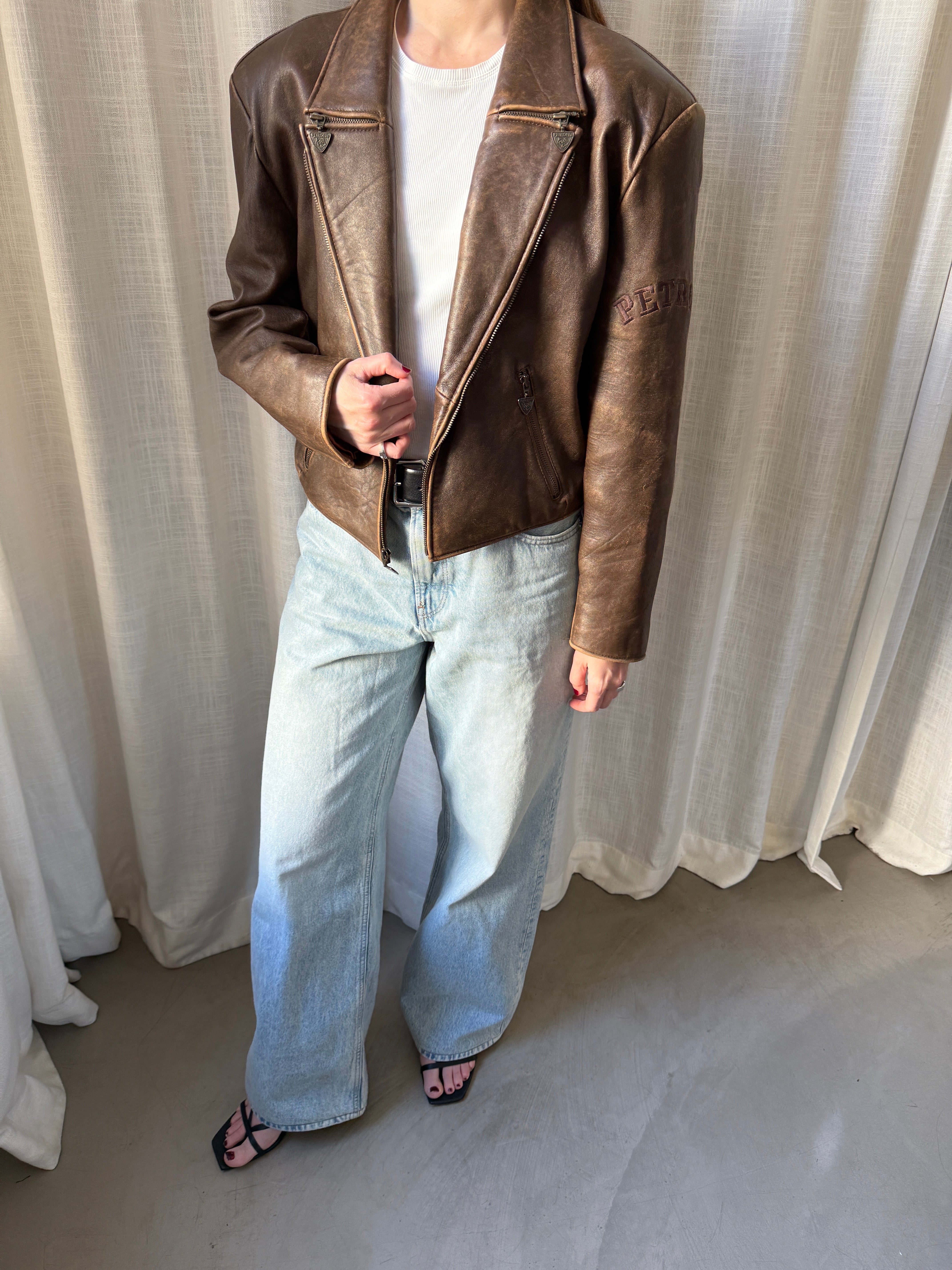 Biker Brown Jacket