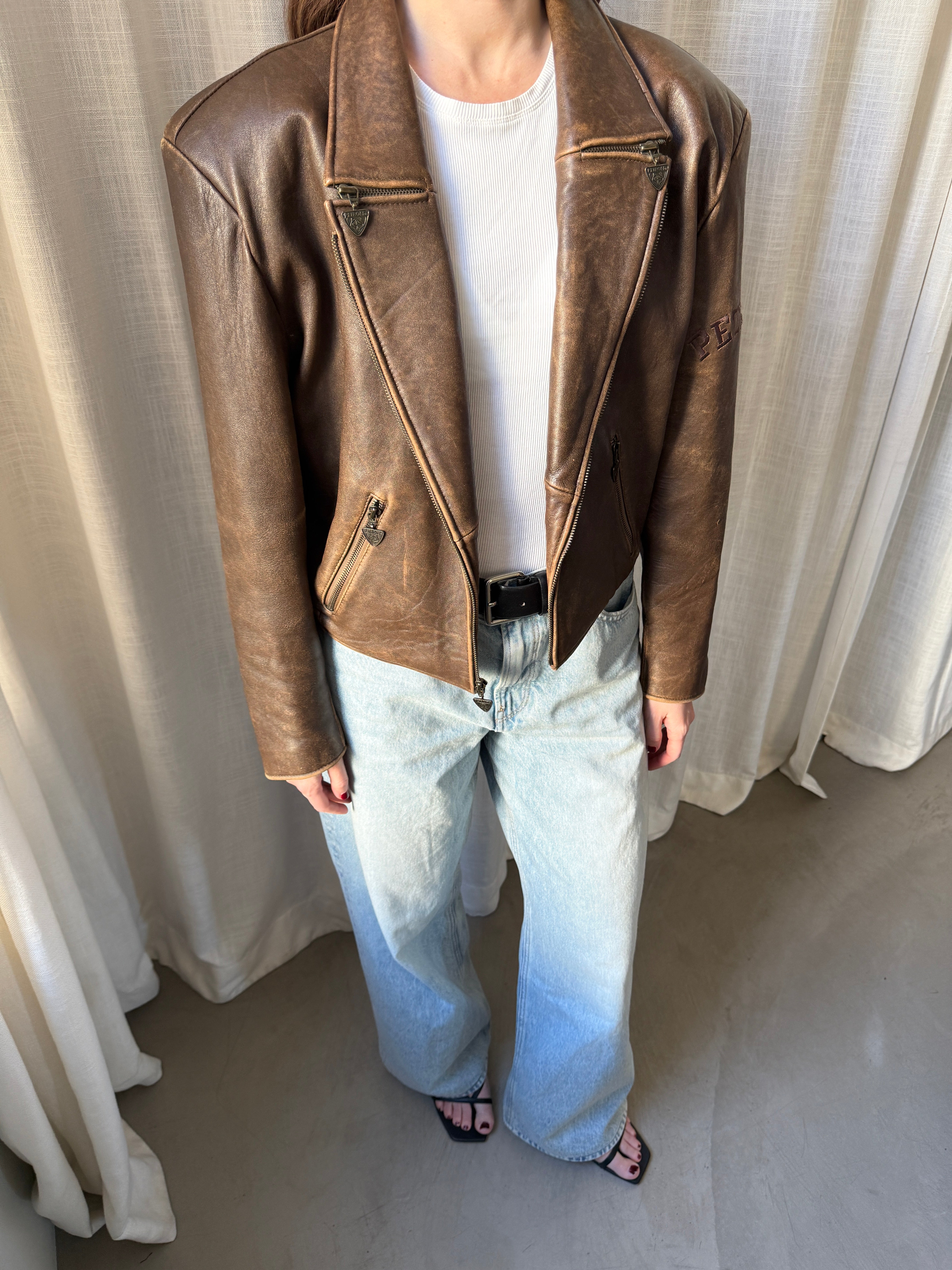 Biker Brown Jacket