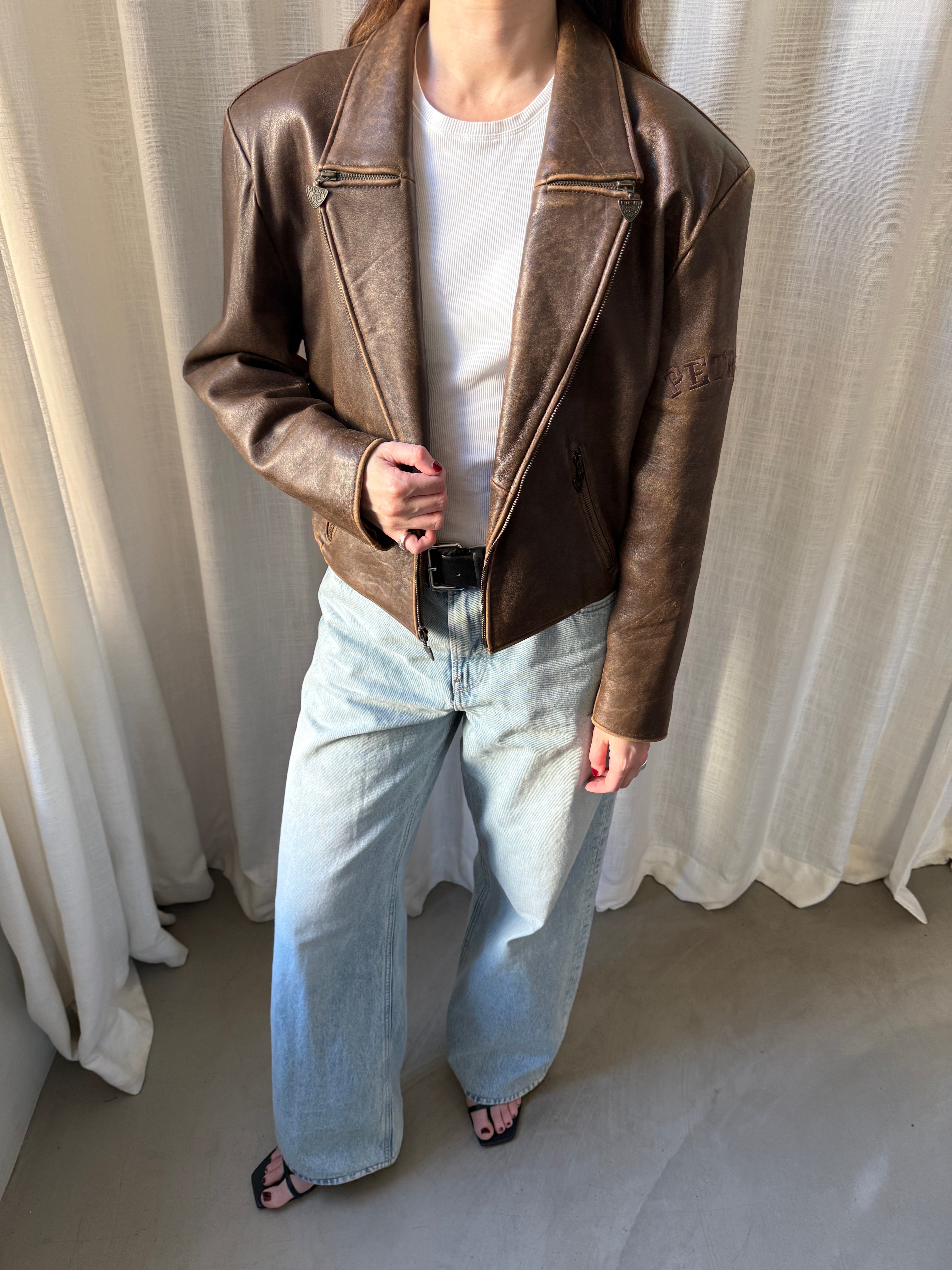 Biker Brown Jacket