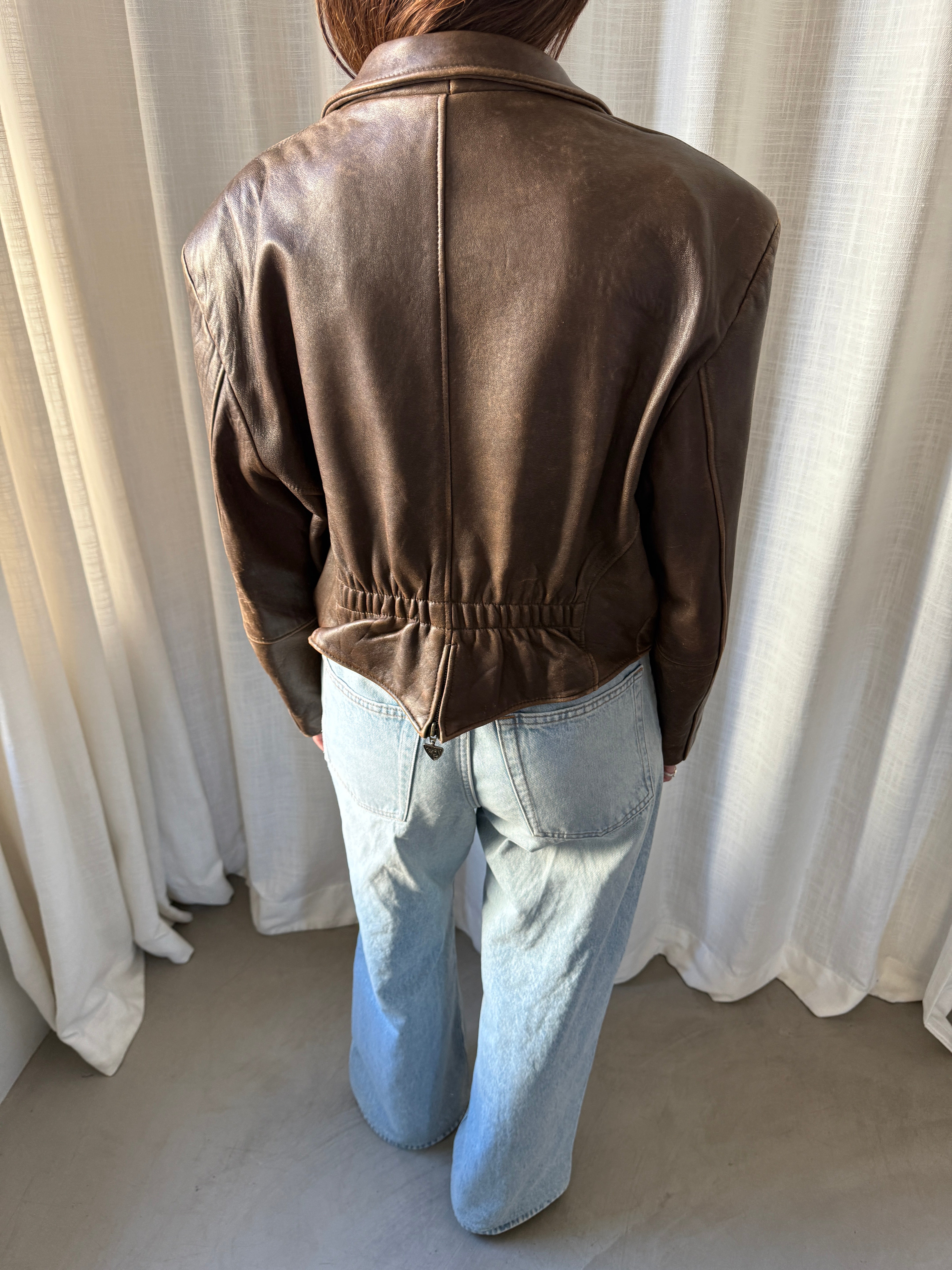 Biker Brown Jacket