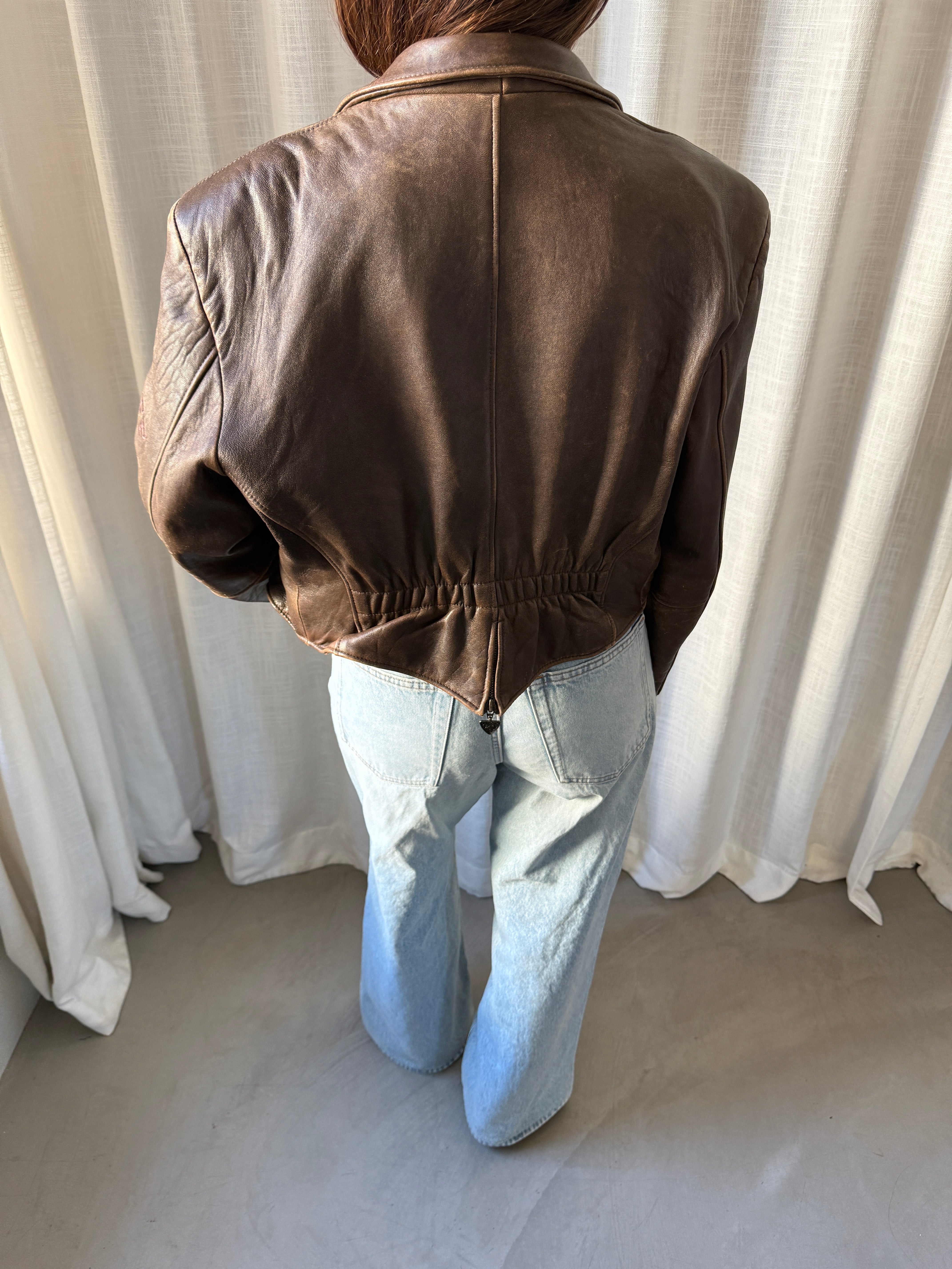 Biker Brown Jacket