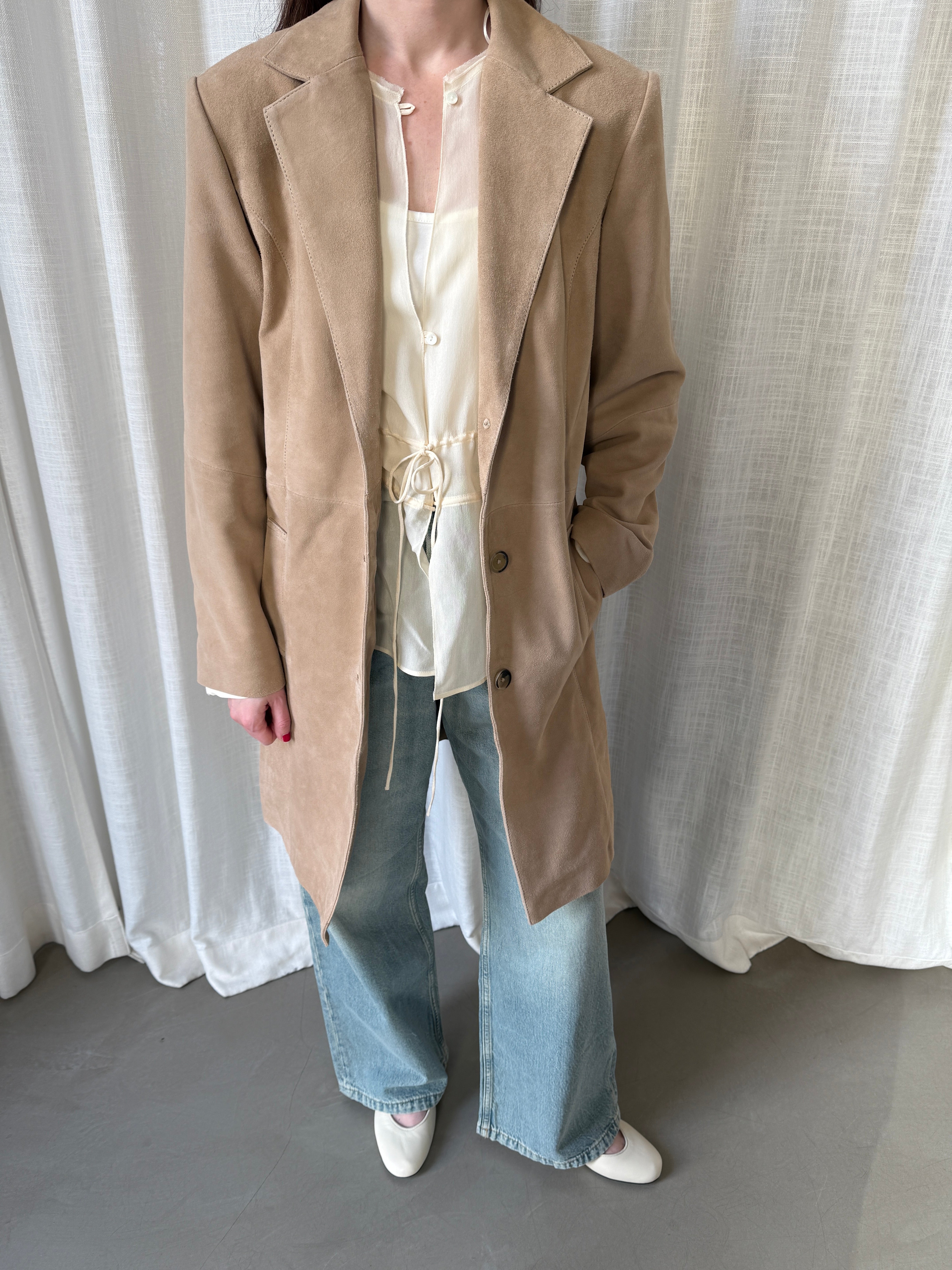 Nova Beige Suede