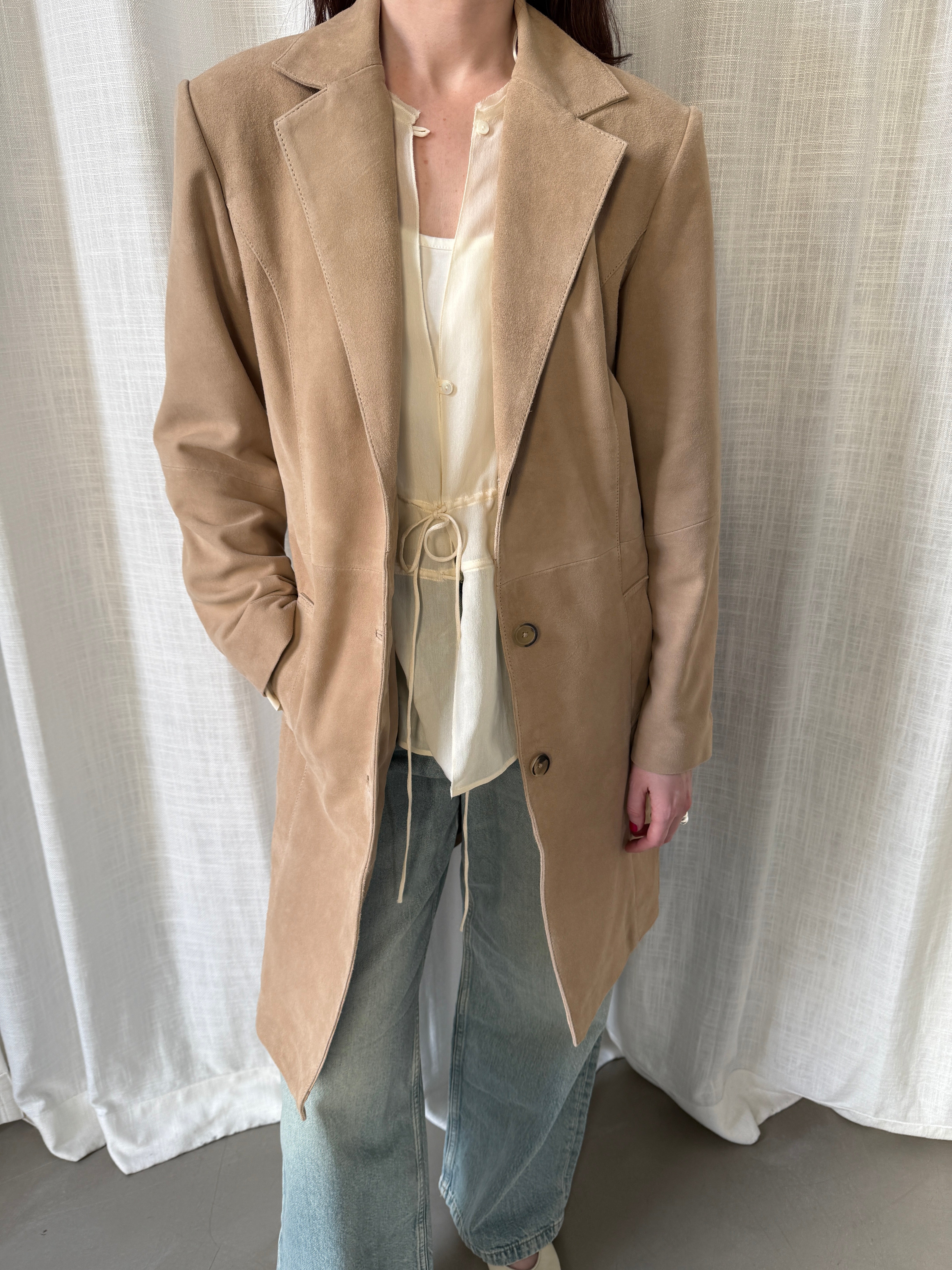 Nova Beige Suede