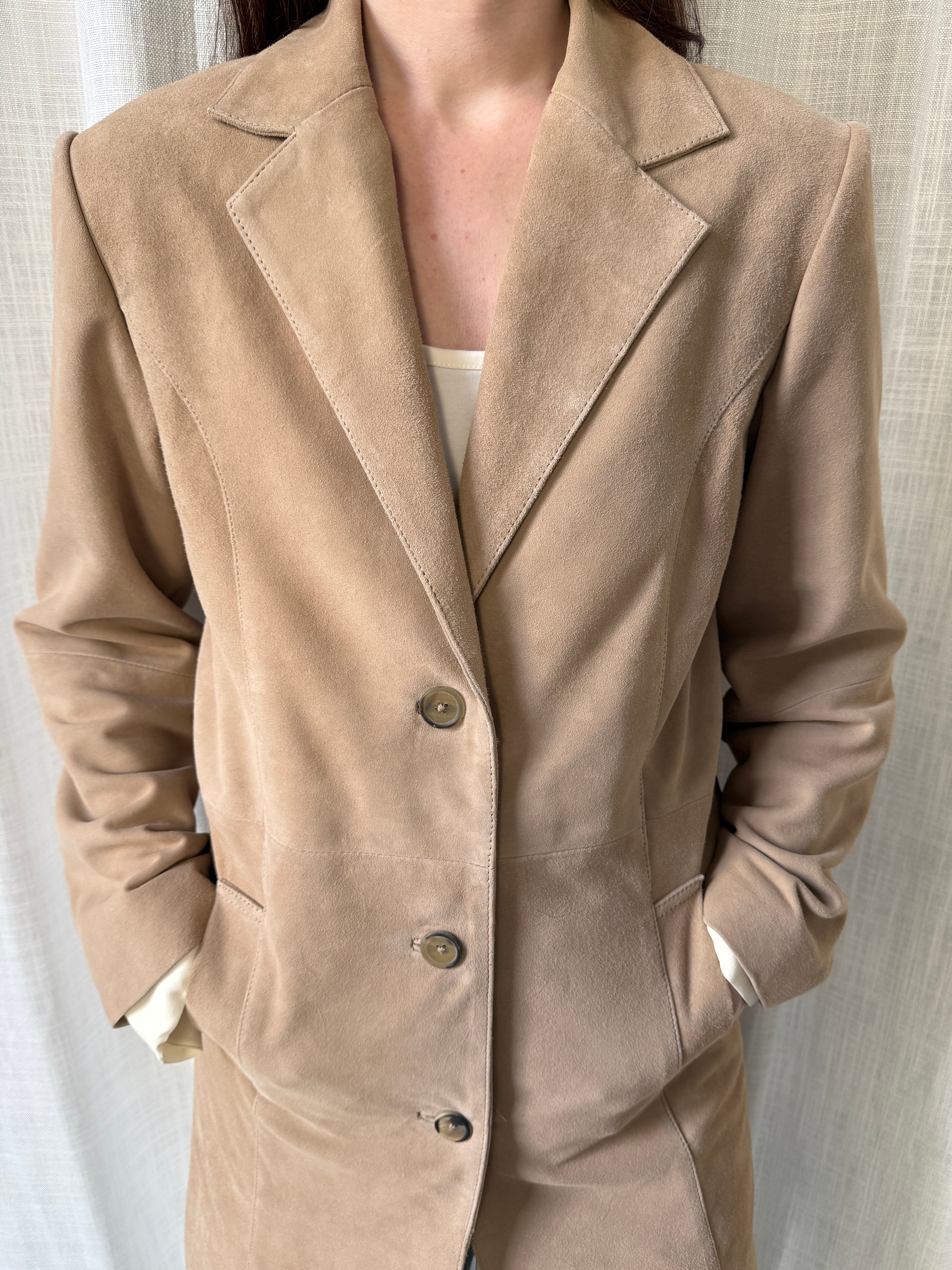 Nova Beige Suede