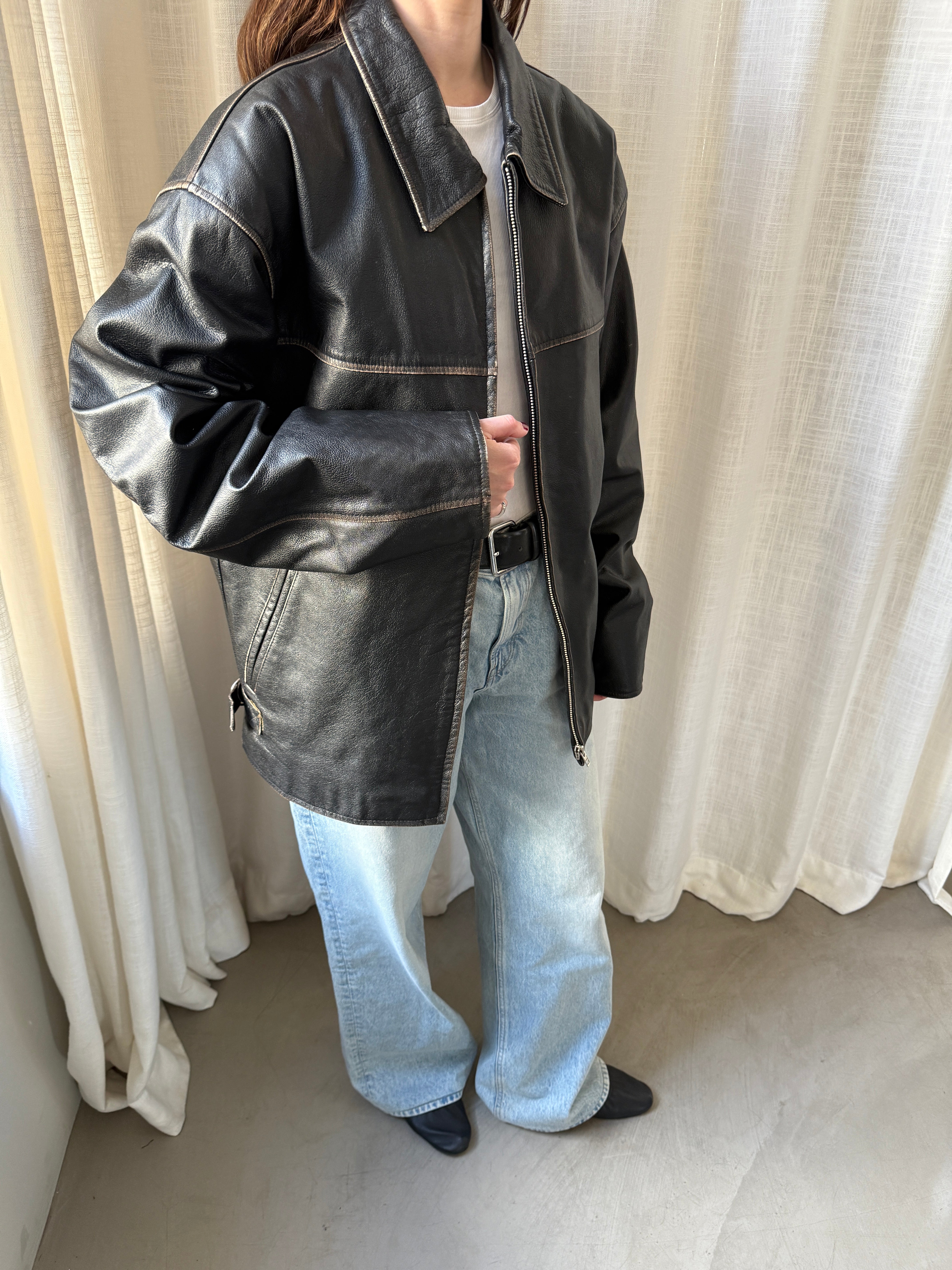 Gatto Leather Jacket