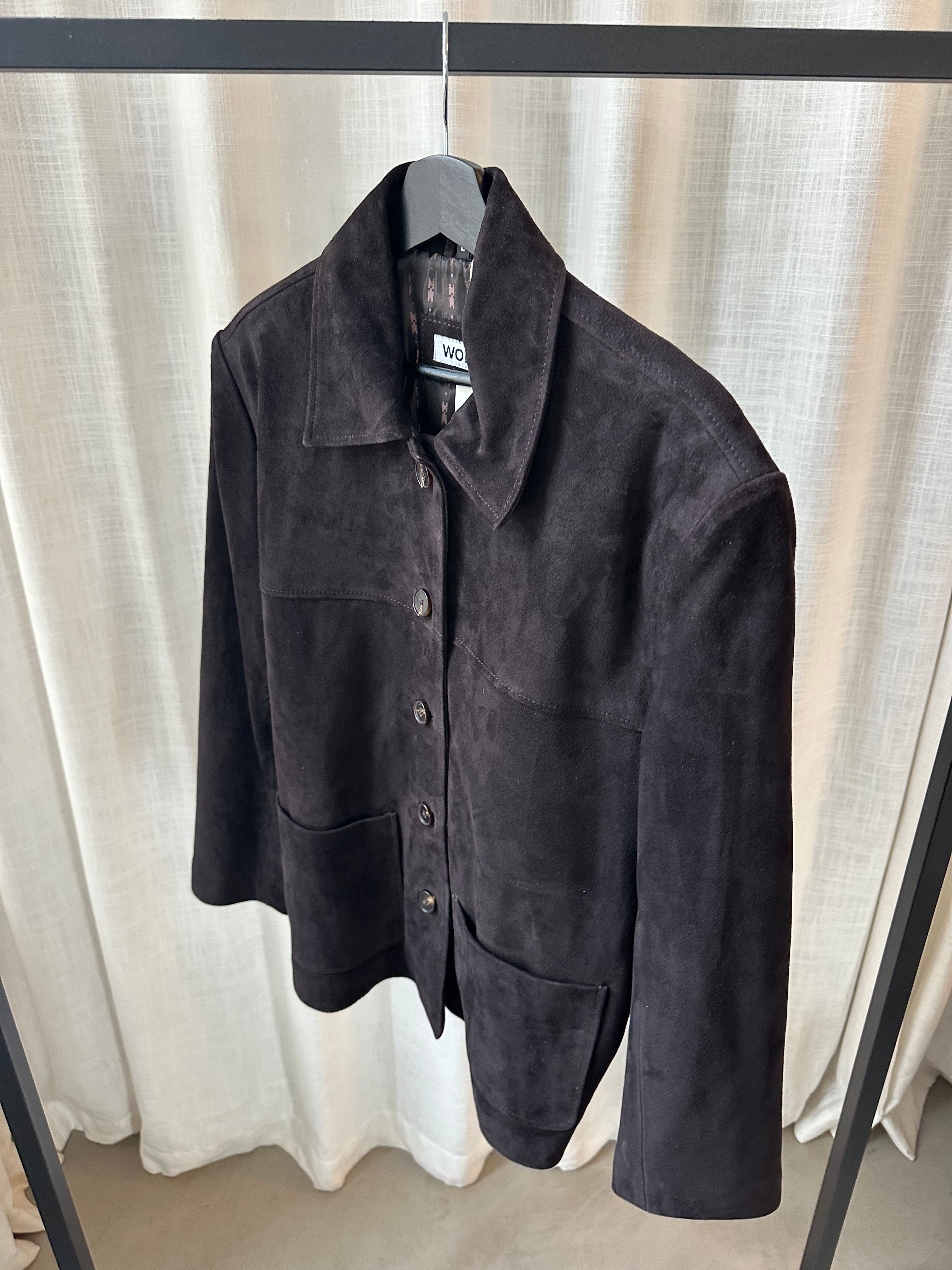 River Sample- Black Suede