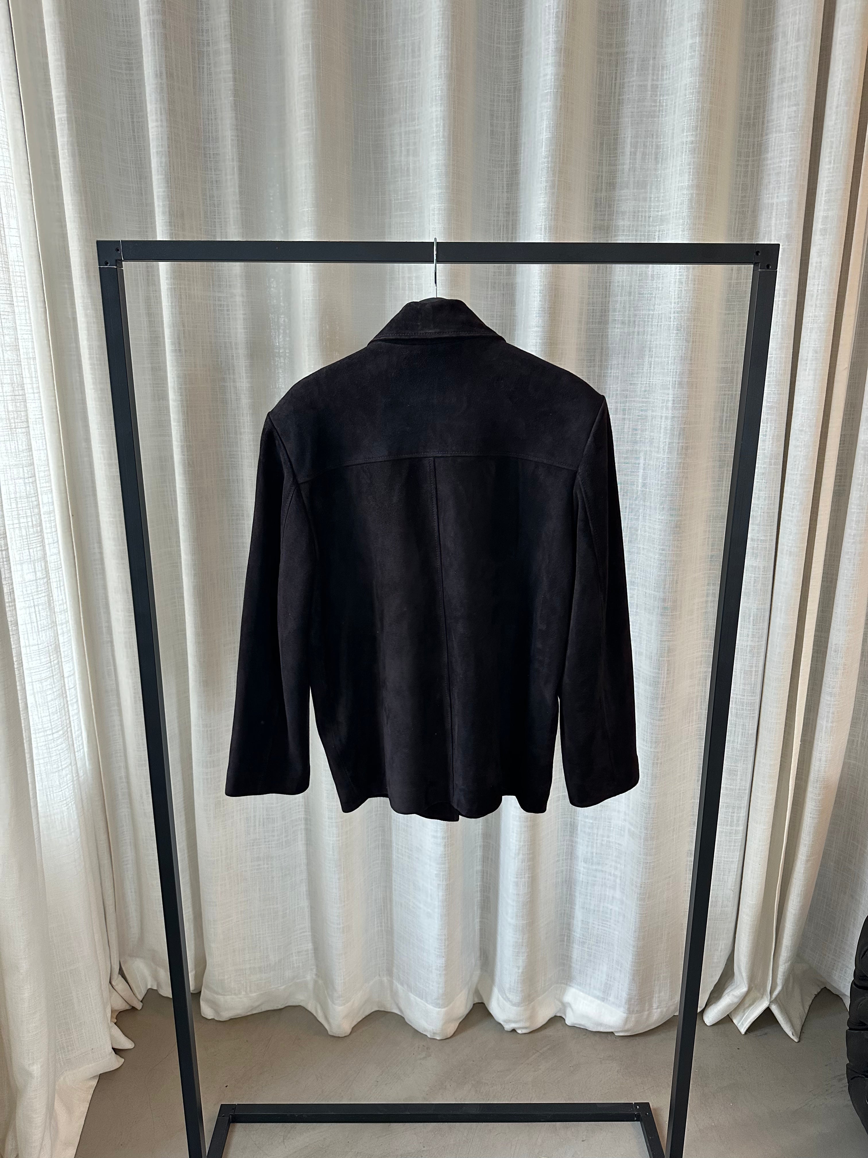 River Sample- Black Suede