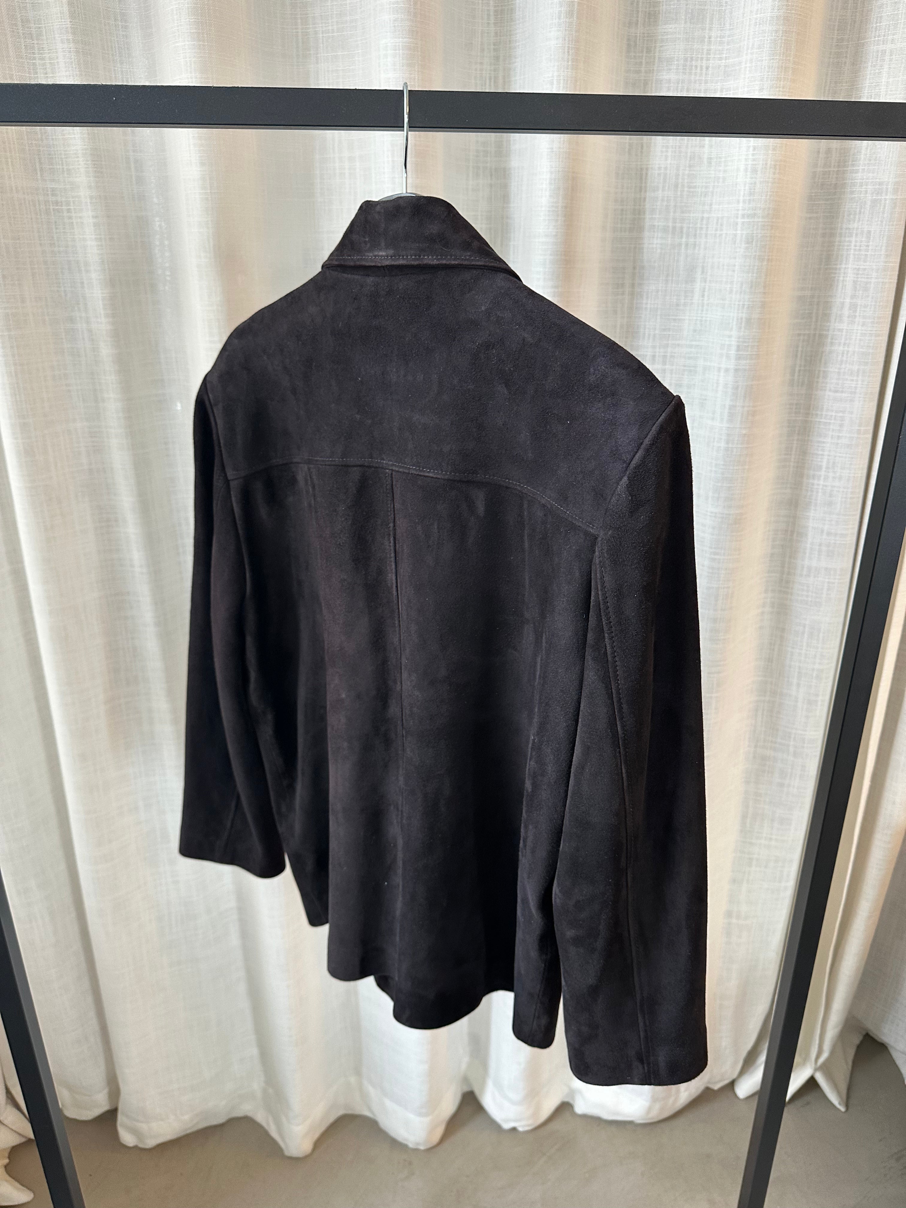 River Sample- Black Suede