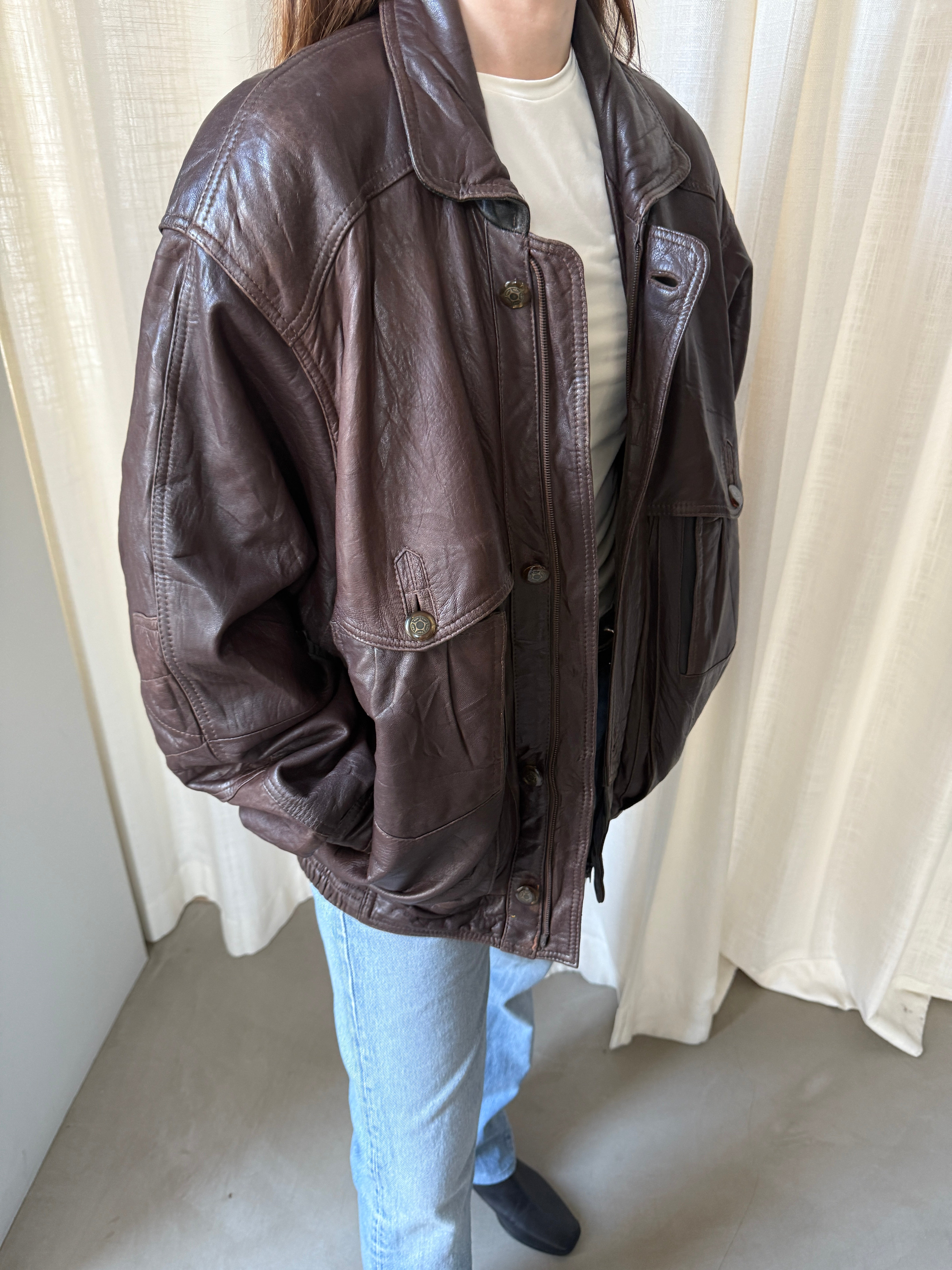 Brown Bomber Jacket