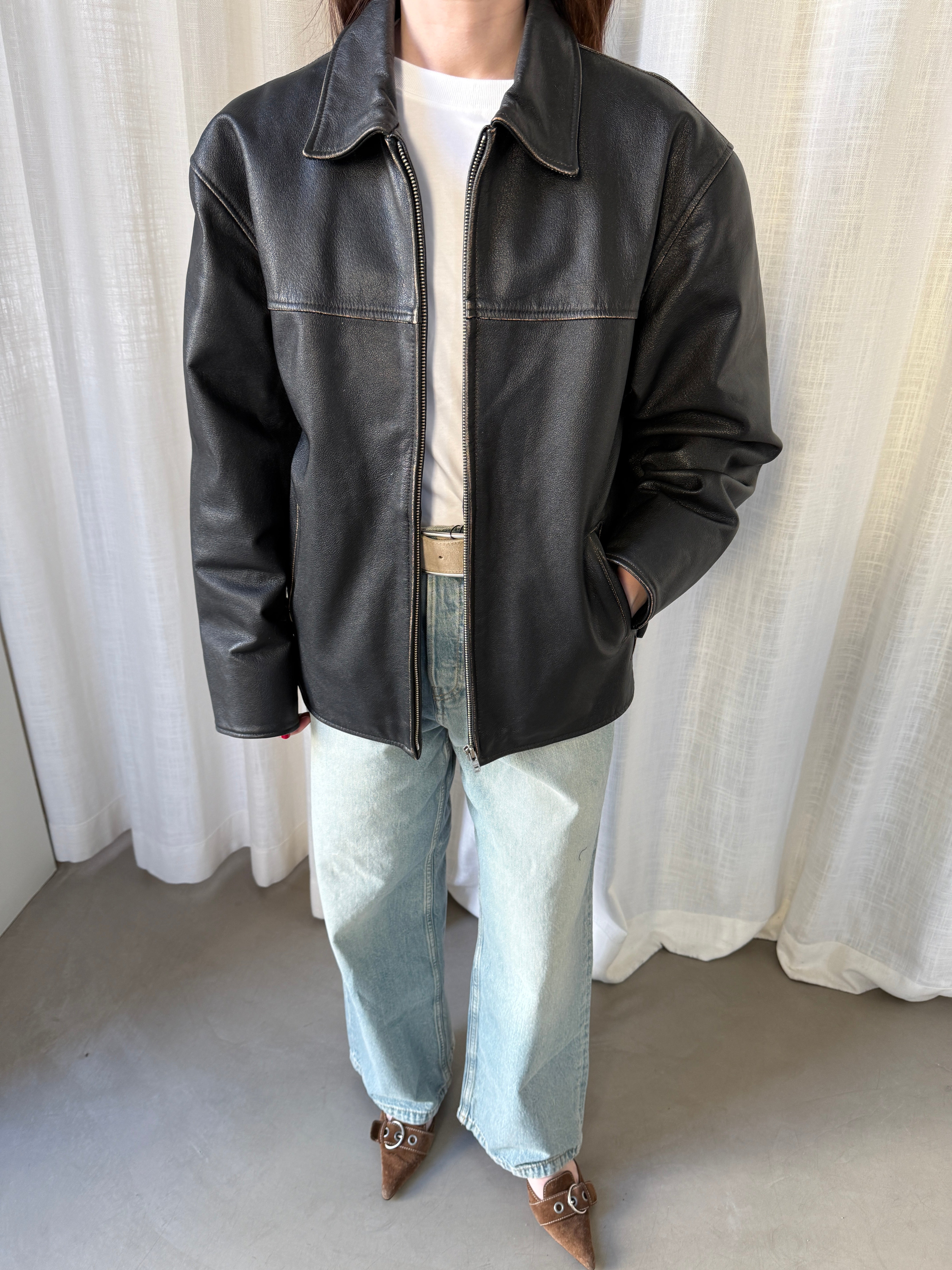 Gatto Leather Jacket