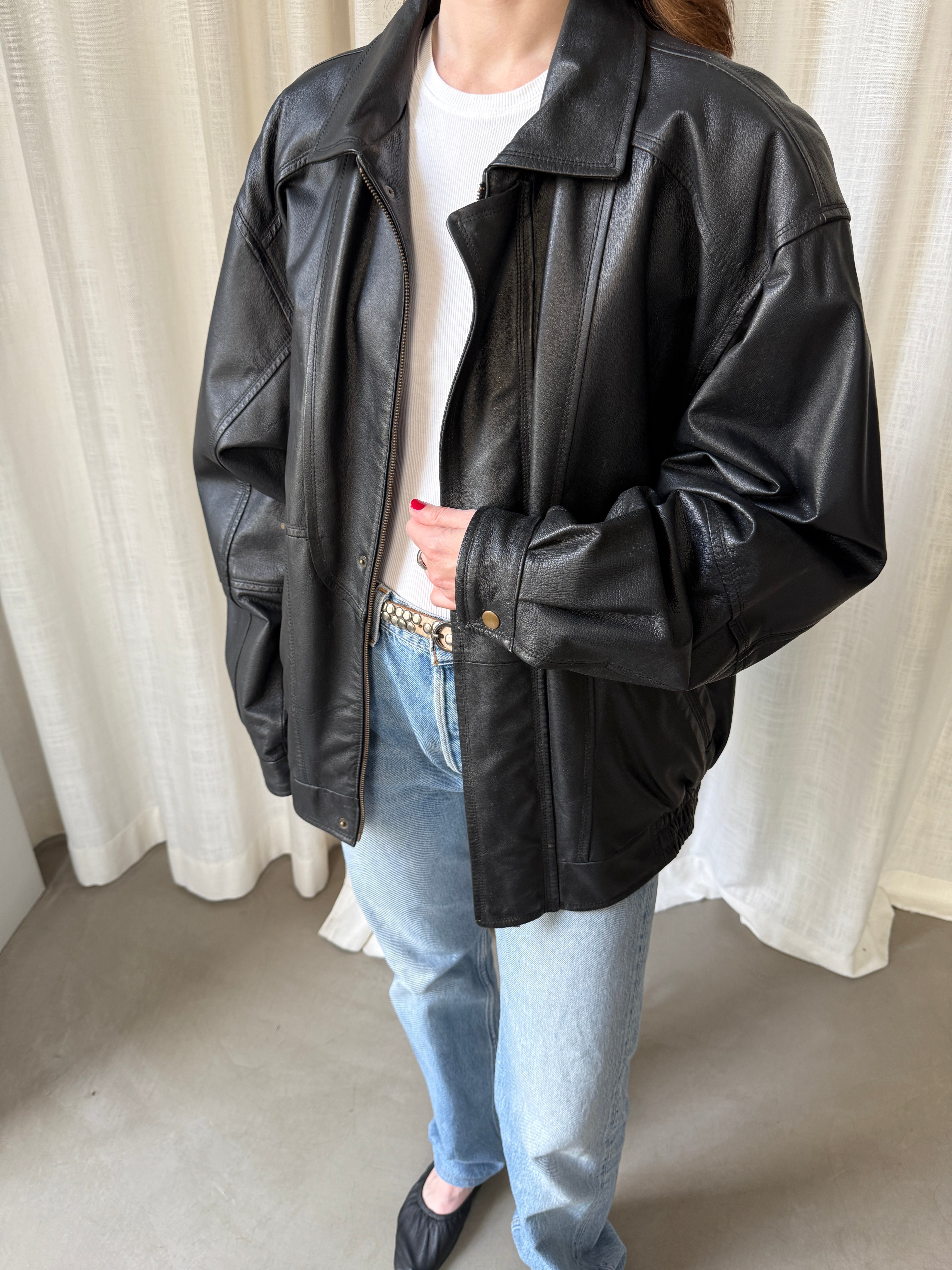 Code Leather Jacket