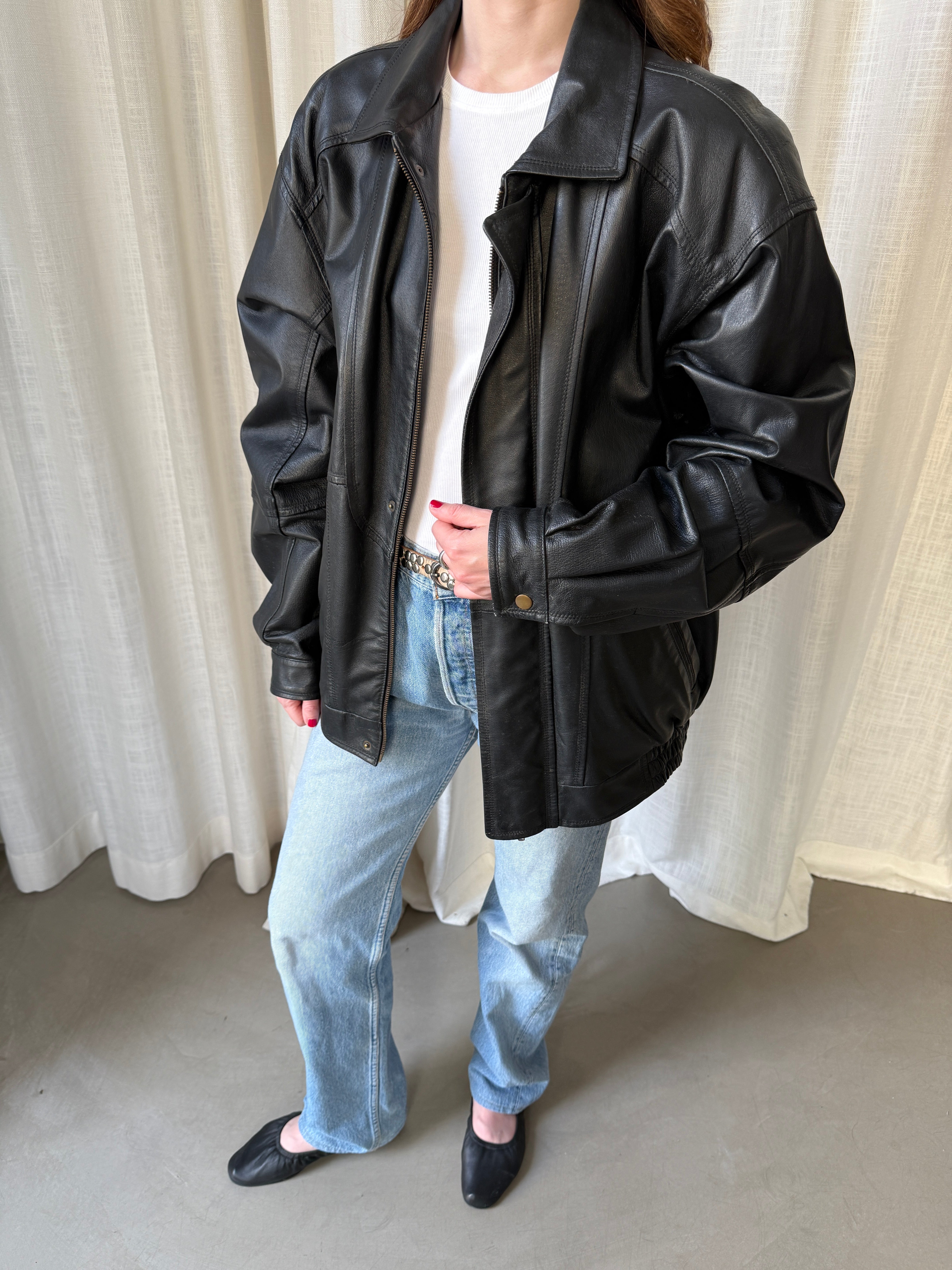 Code Leather Jacket