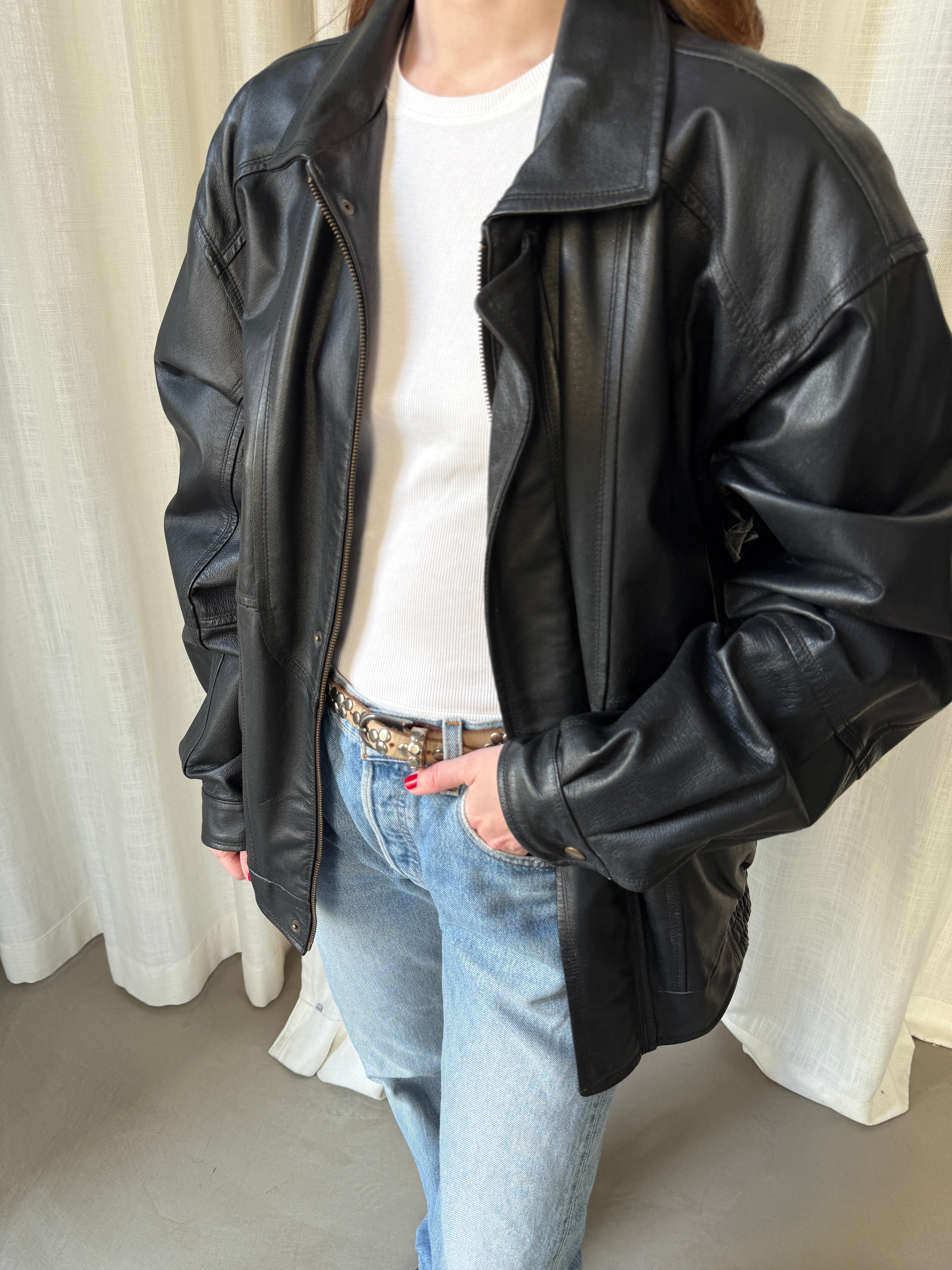 Code Leather Jacket