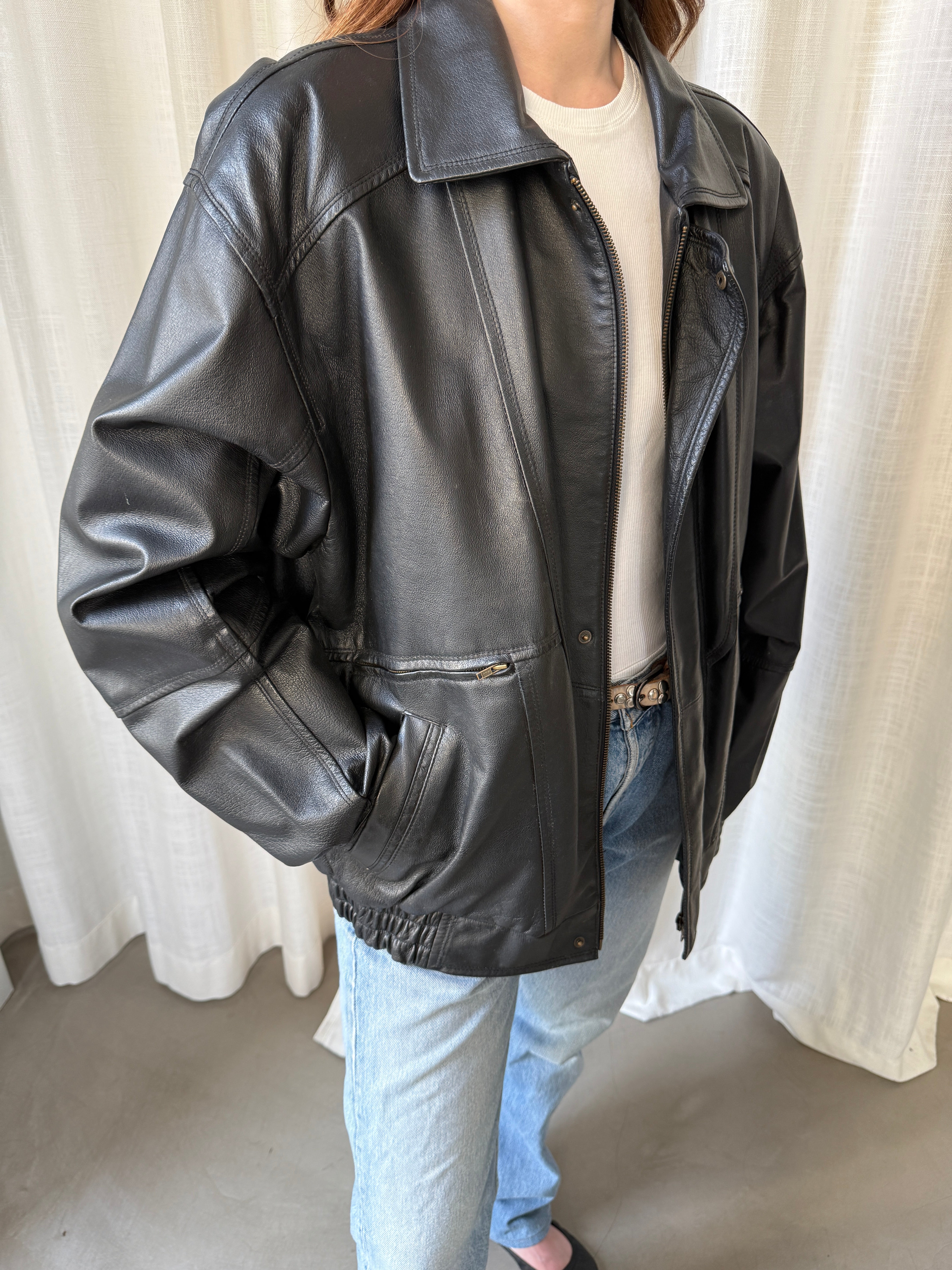 Code Leather Jacket