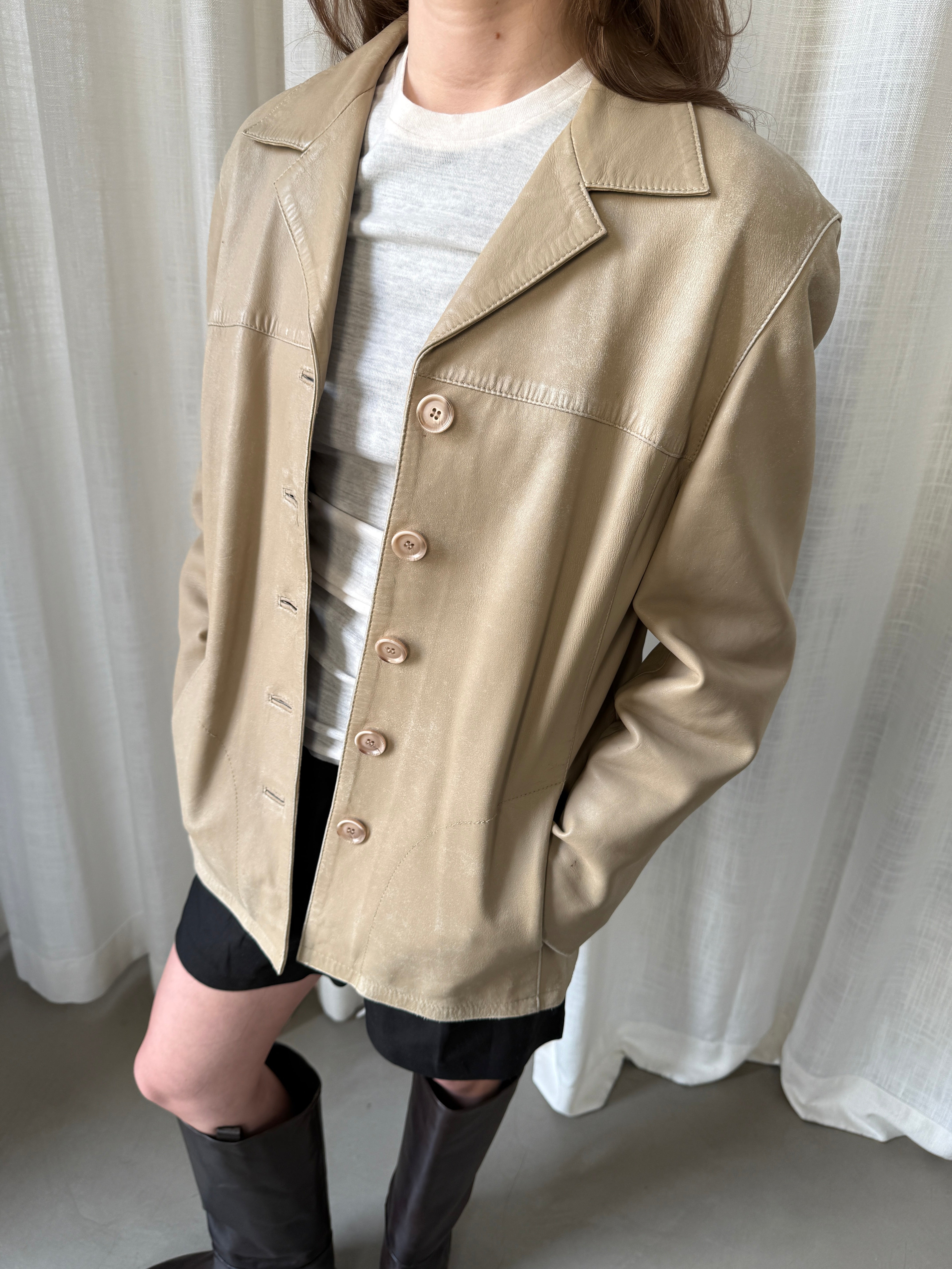 Beige Hollies Jacket