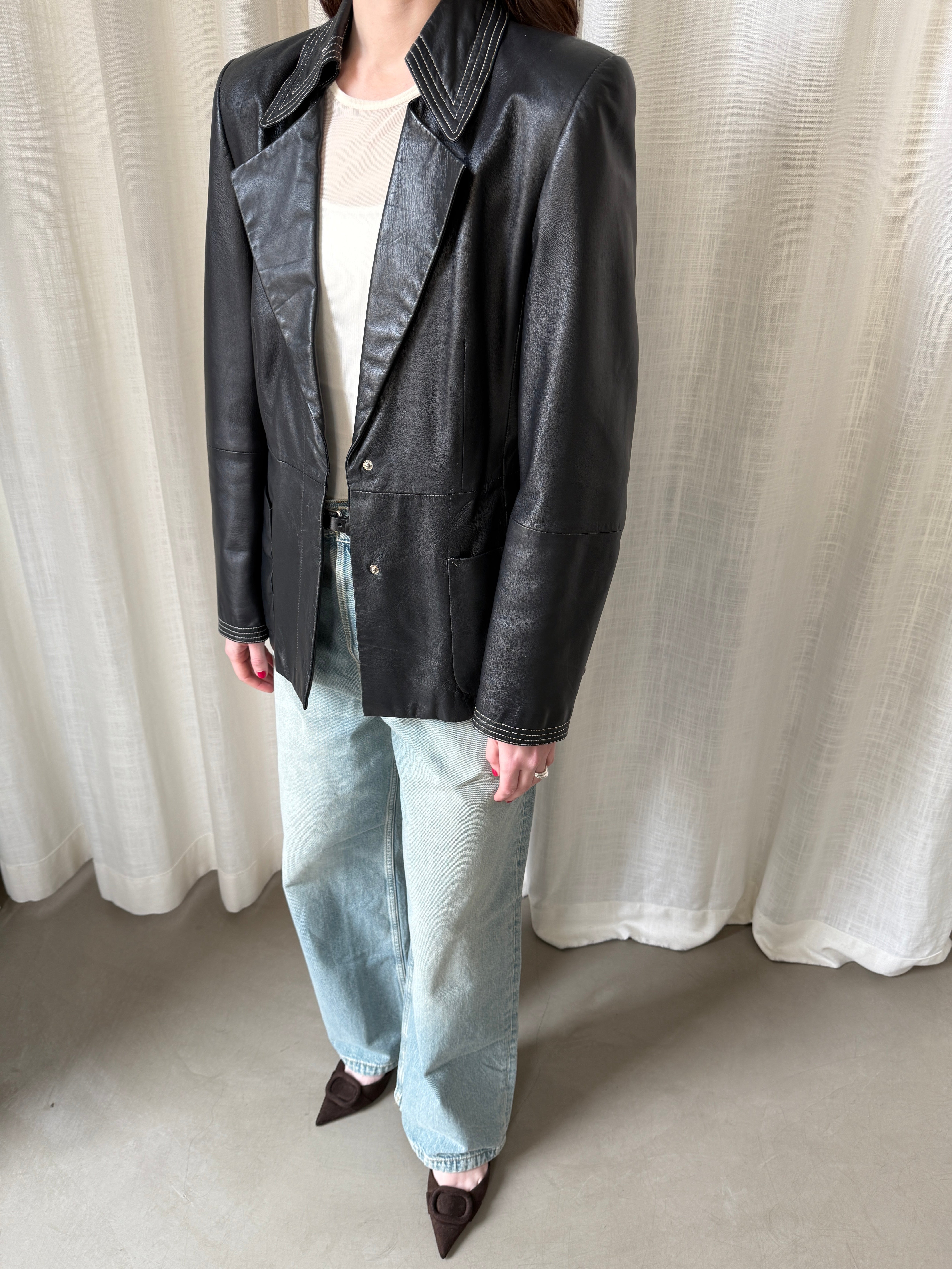 Contrast Blazer