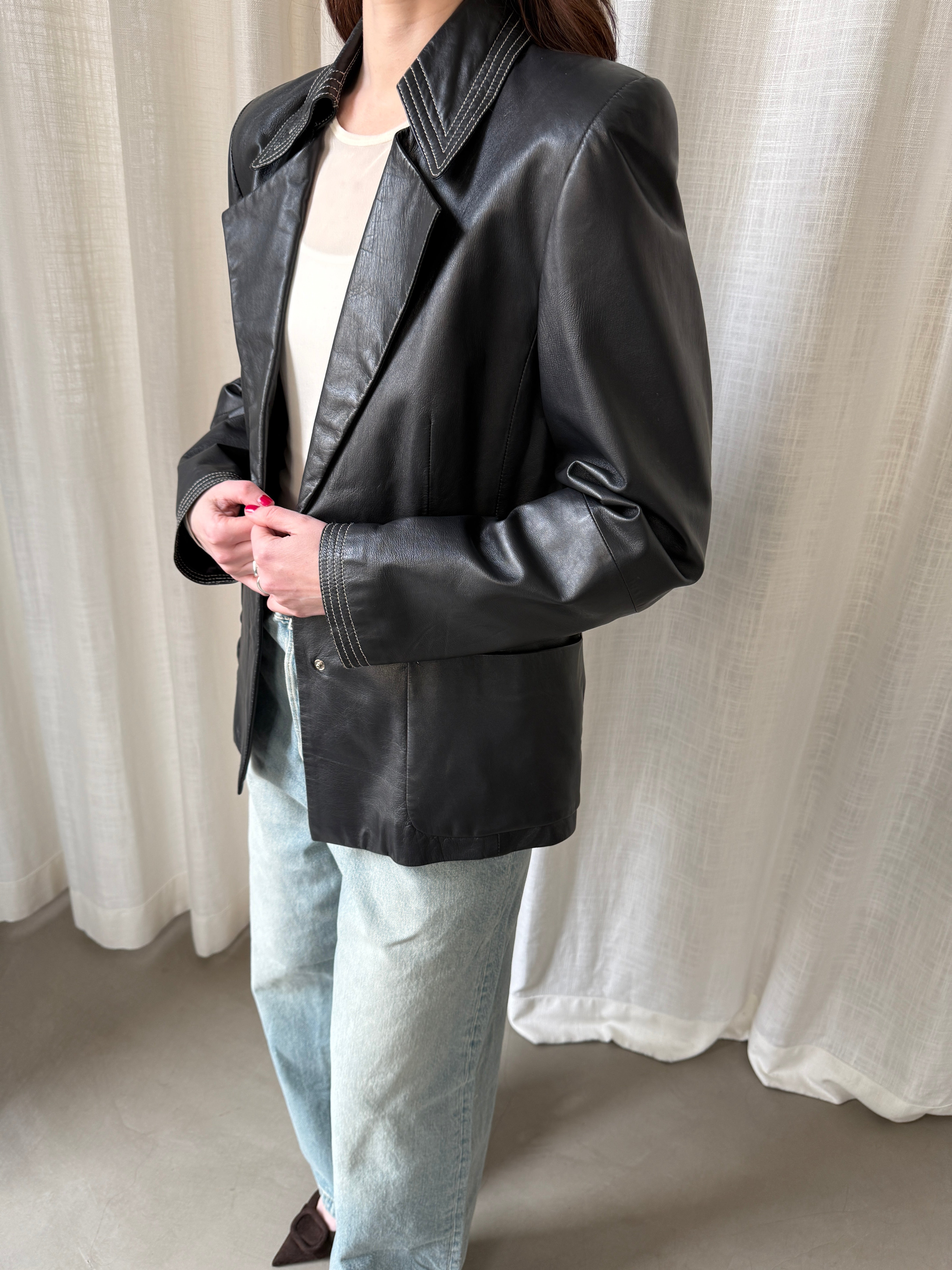 Contrast Blazer