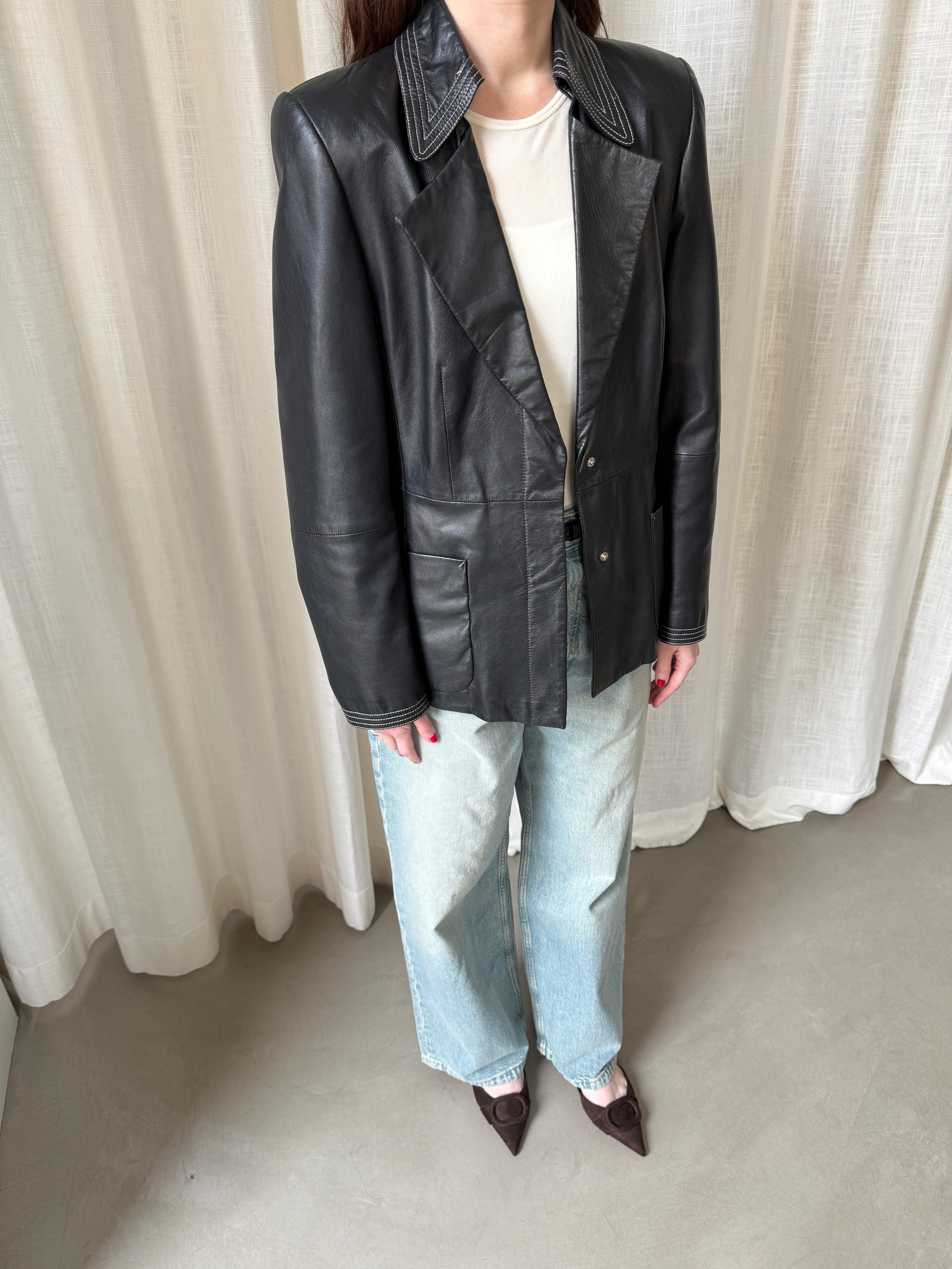 Contrast Blazer