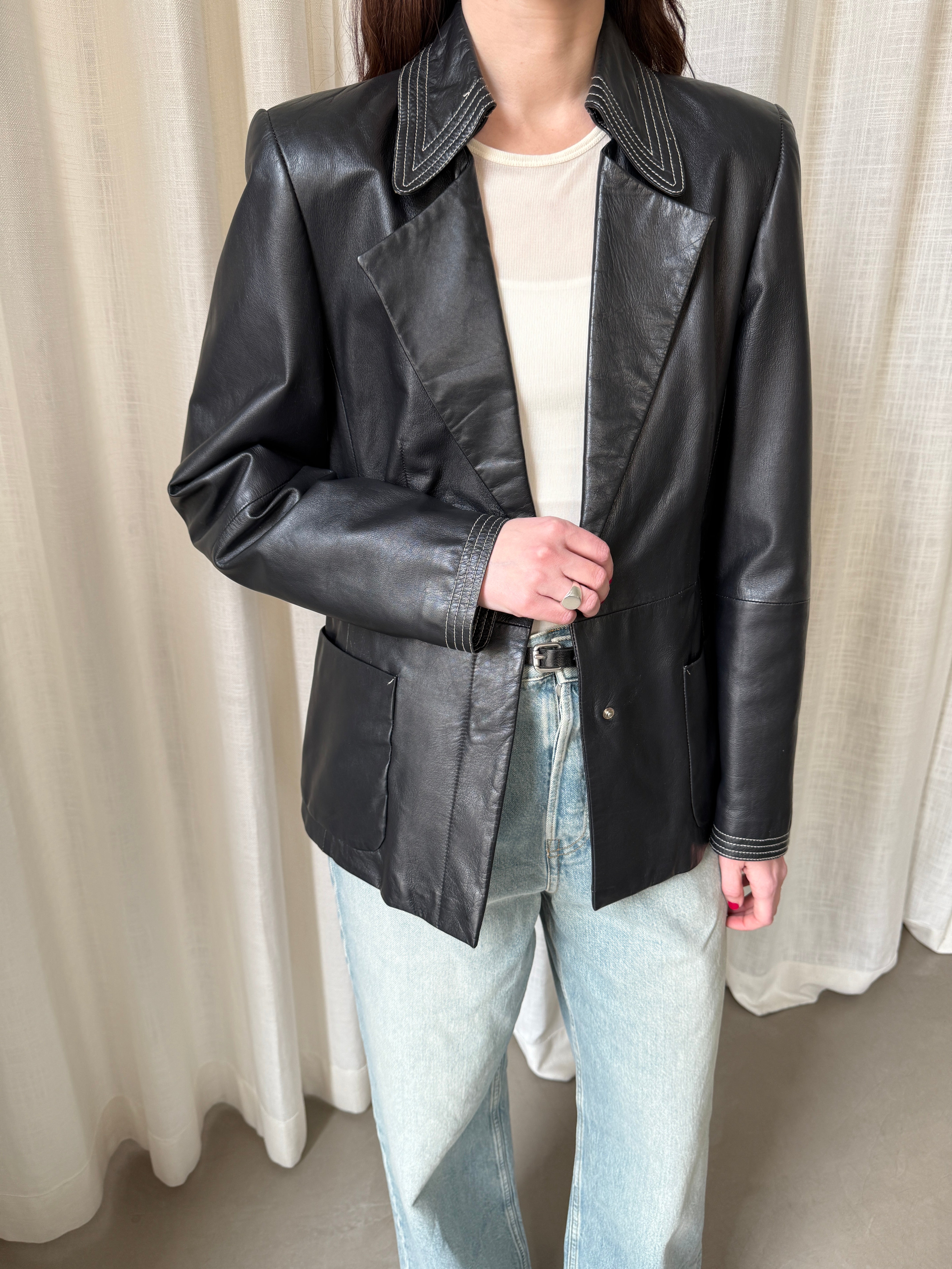 Contrast Blazer
