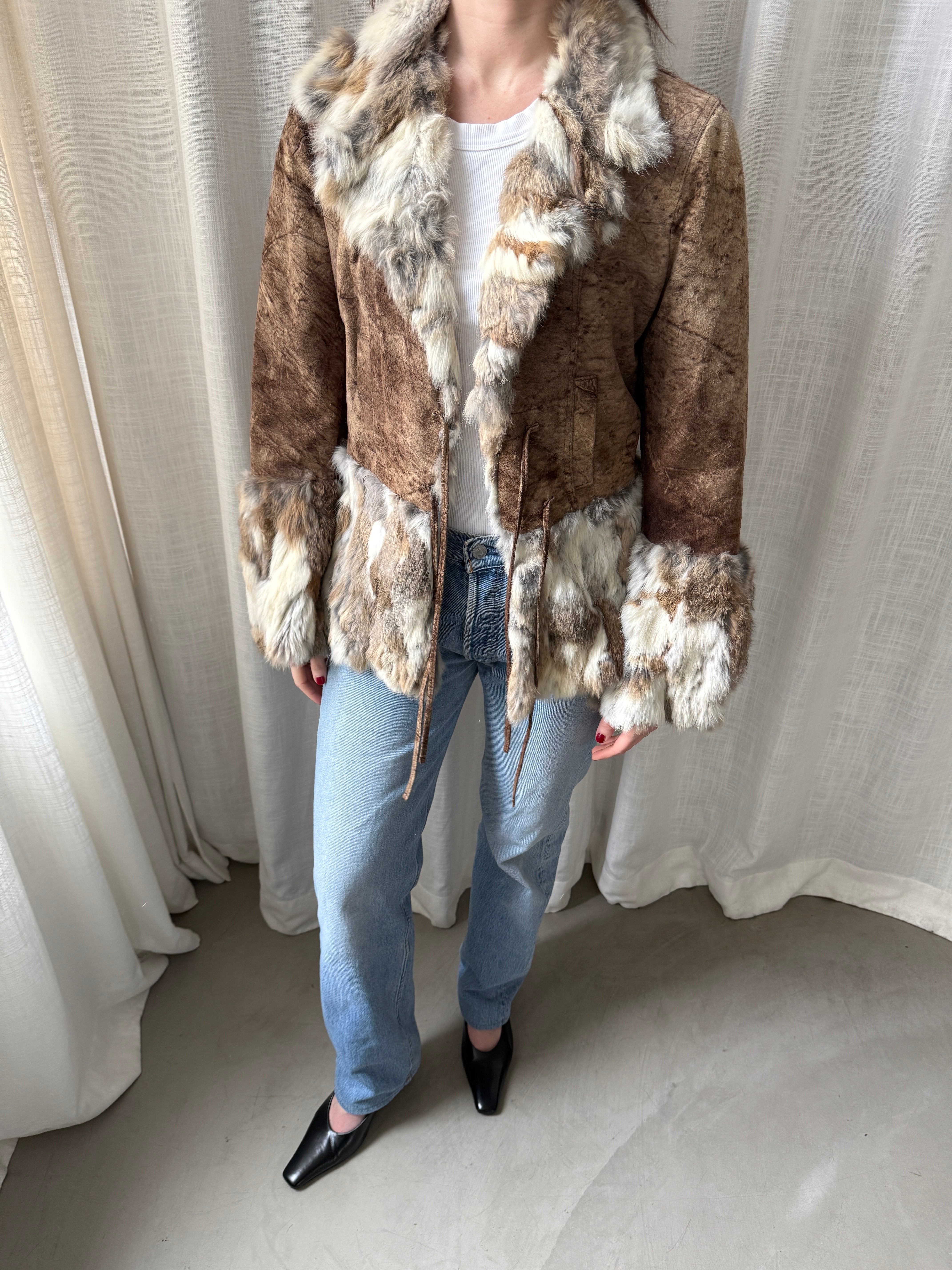 Line Fur Jacket