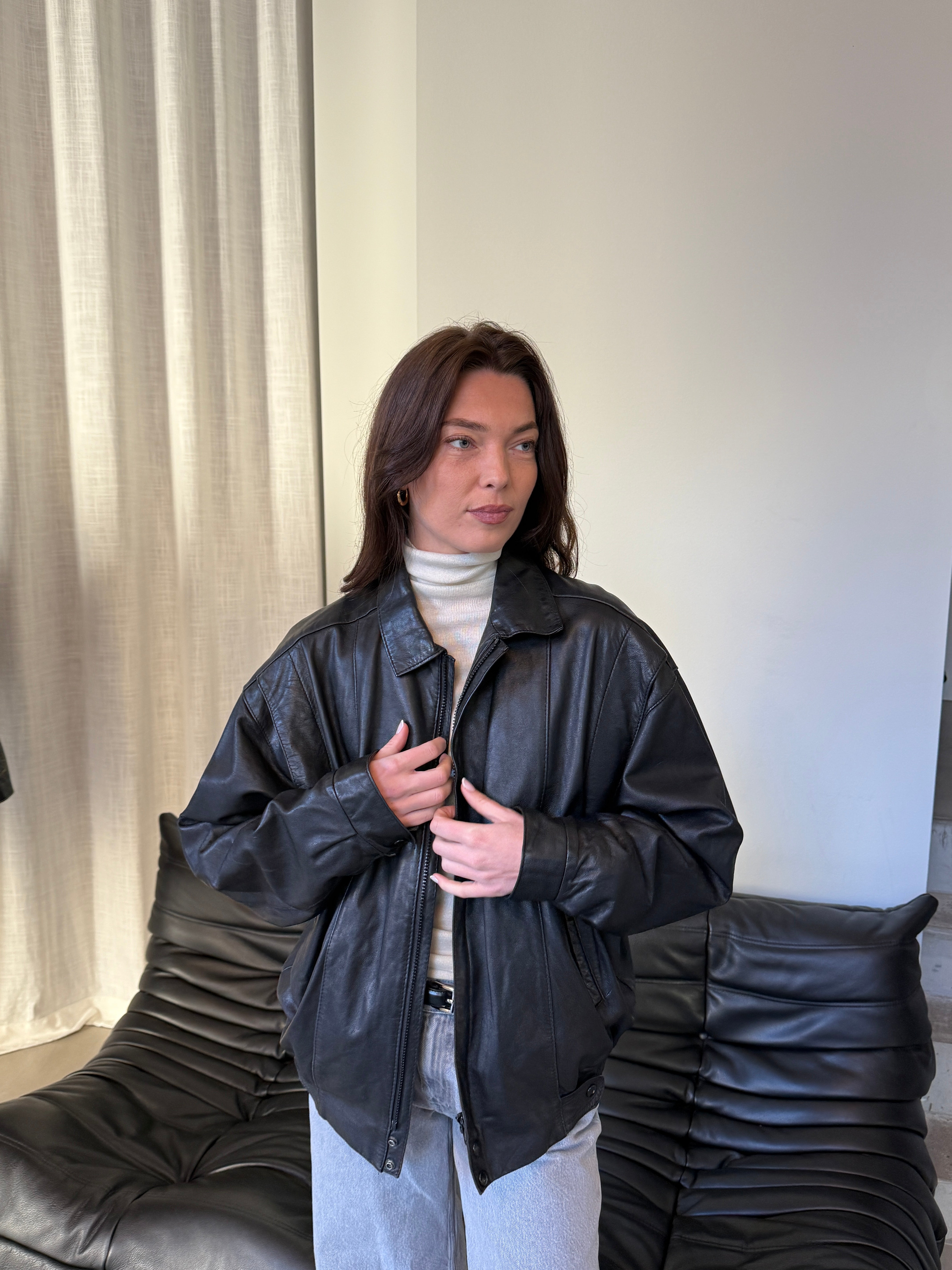 Mokka Leather Jacket