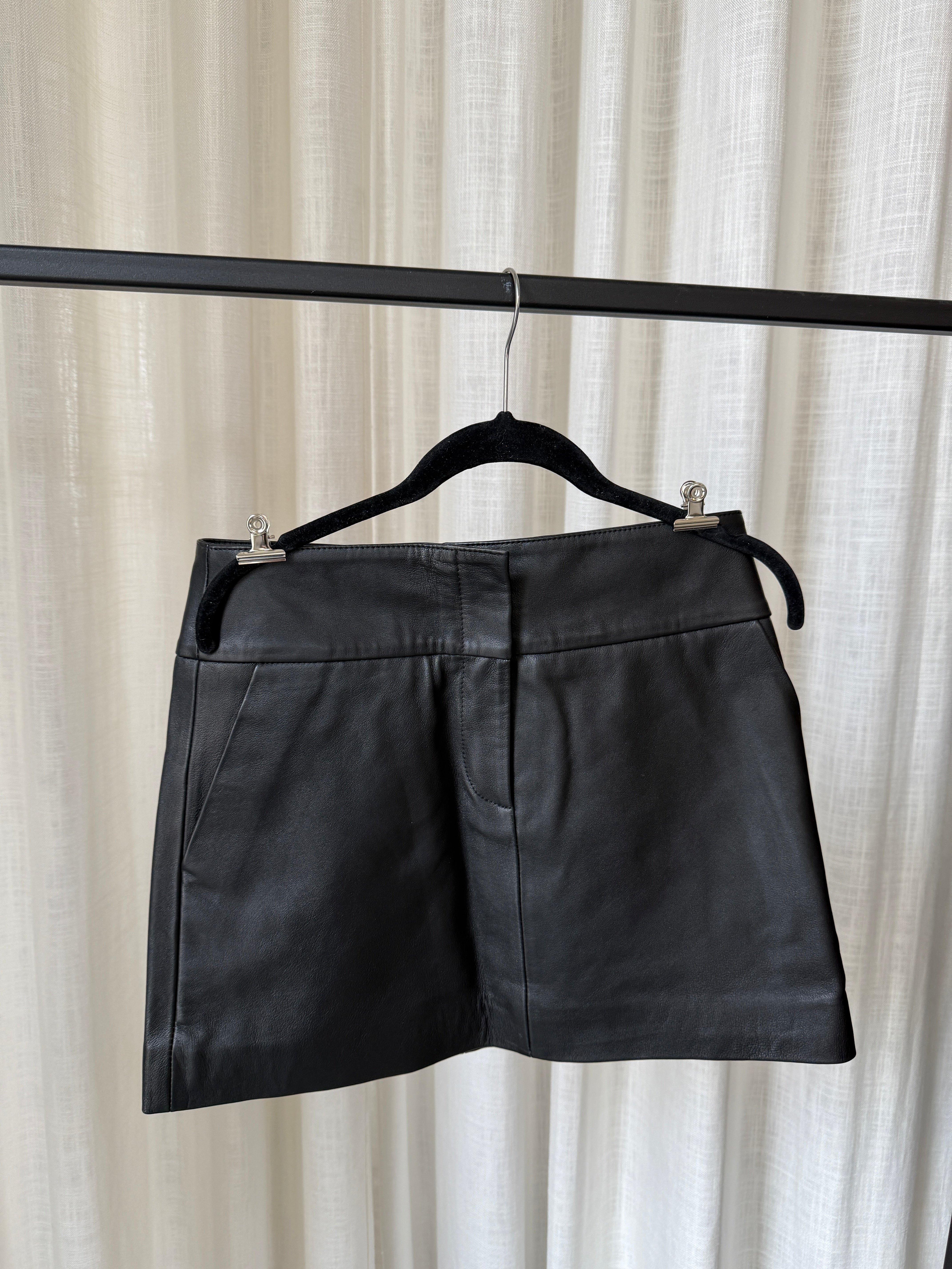 Black Mini Skirt - Sample