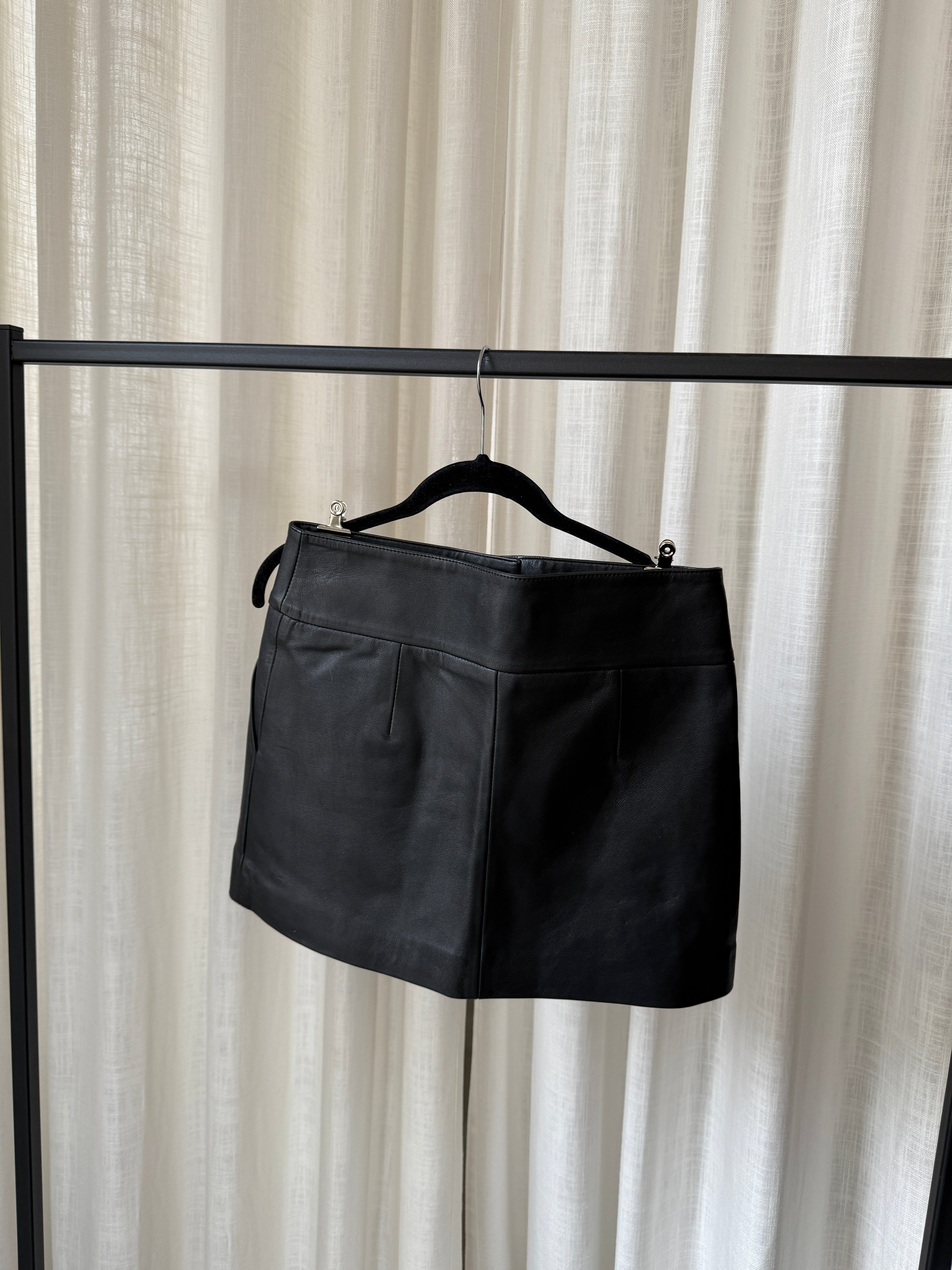 Black Mini Skirt - Sample