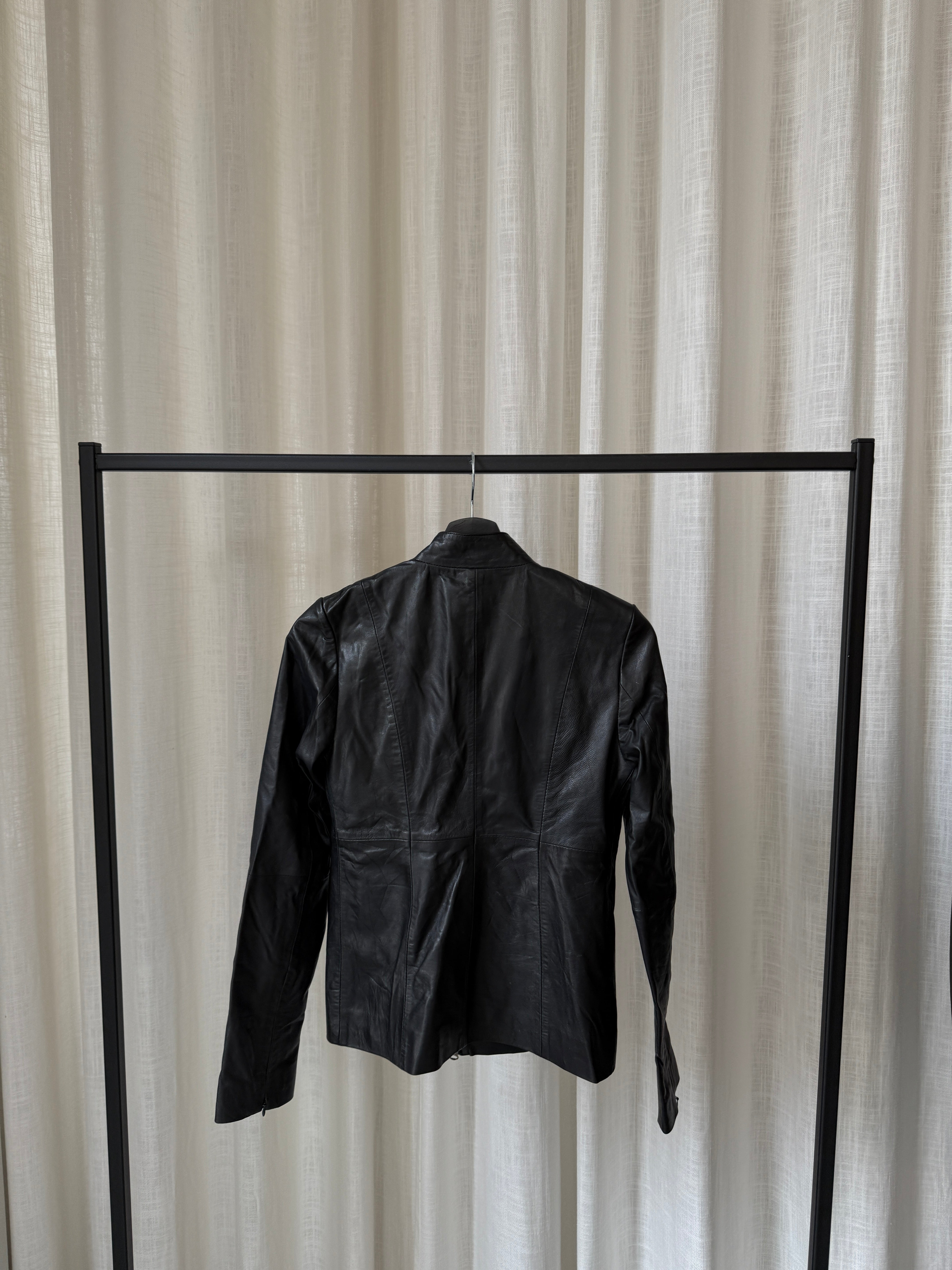 Sleek Leather Jacket - Sample