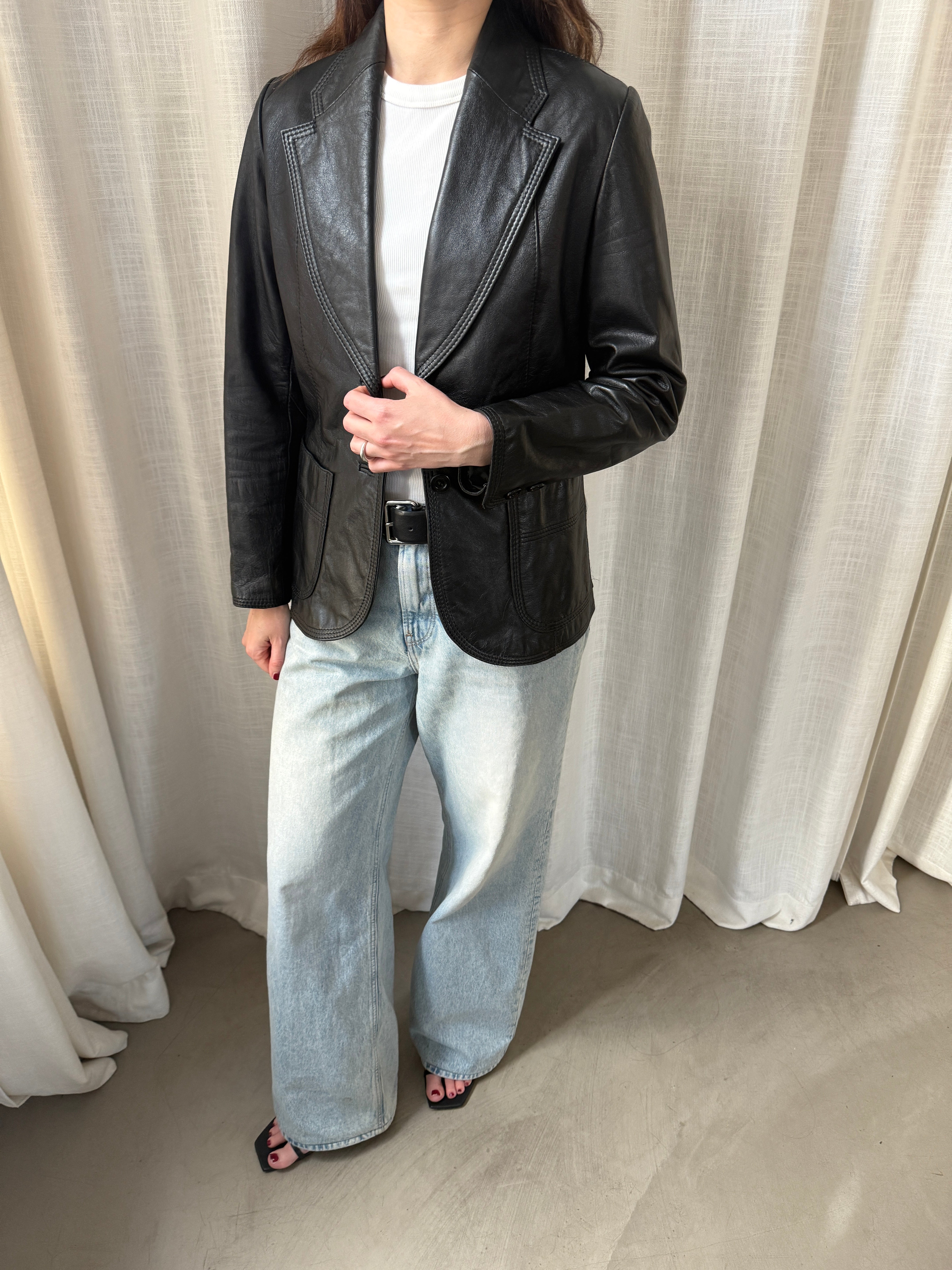 Hennes Leather Blazer