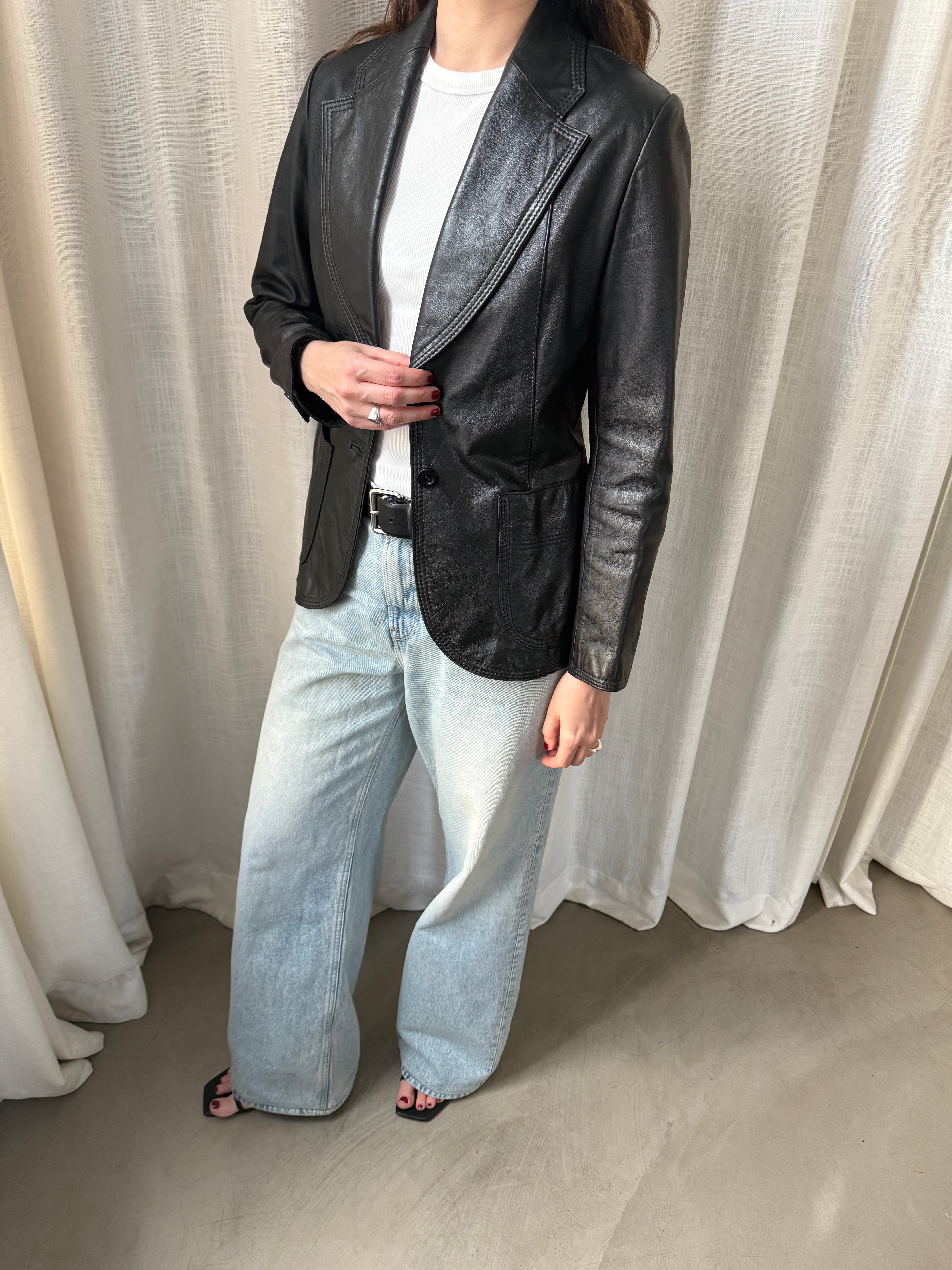 Hennes Leather Blazer