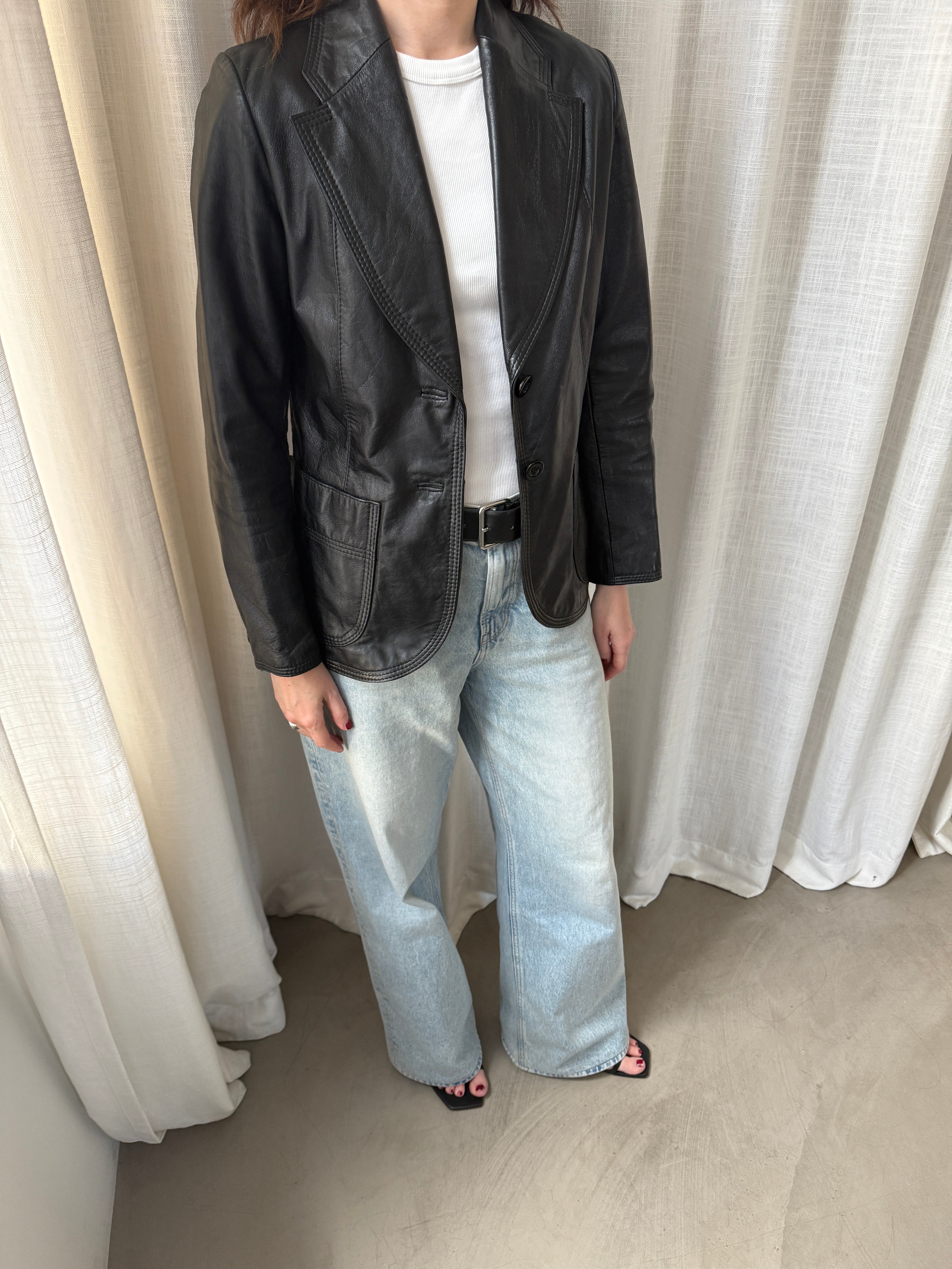 Hennes Leather Blazer