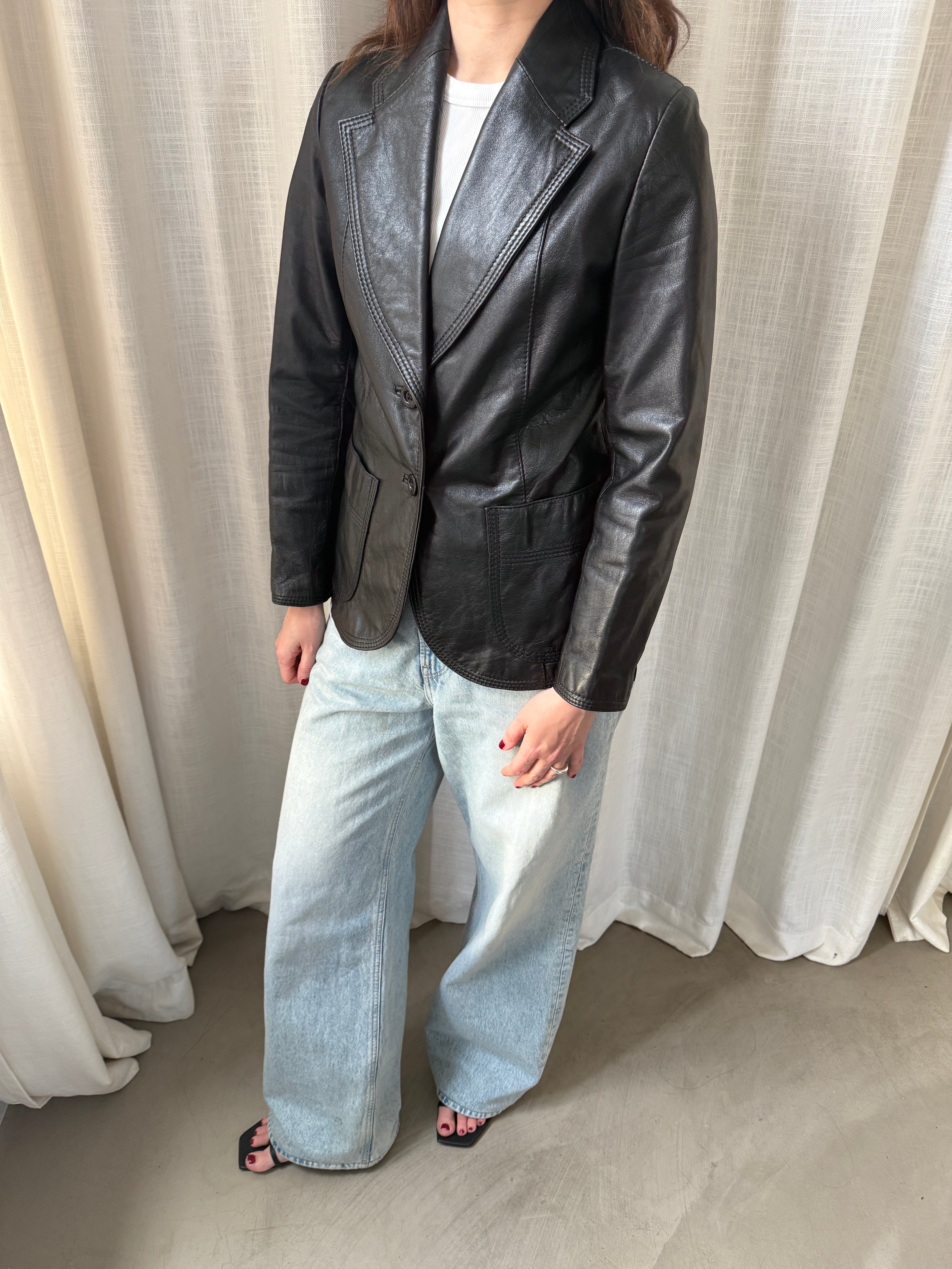 Hennes Leather Blazer