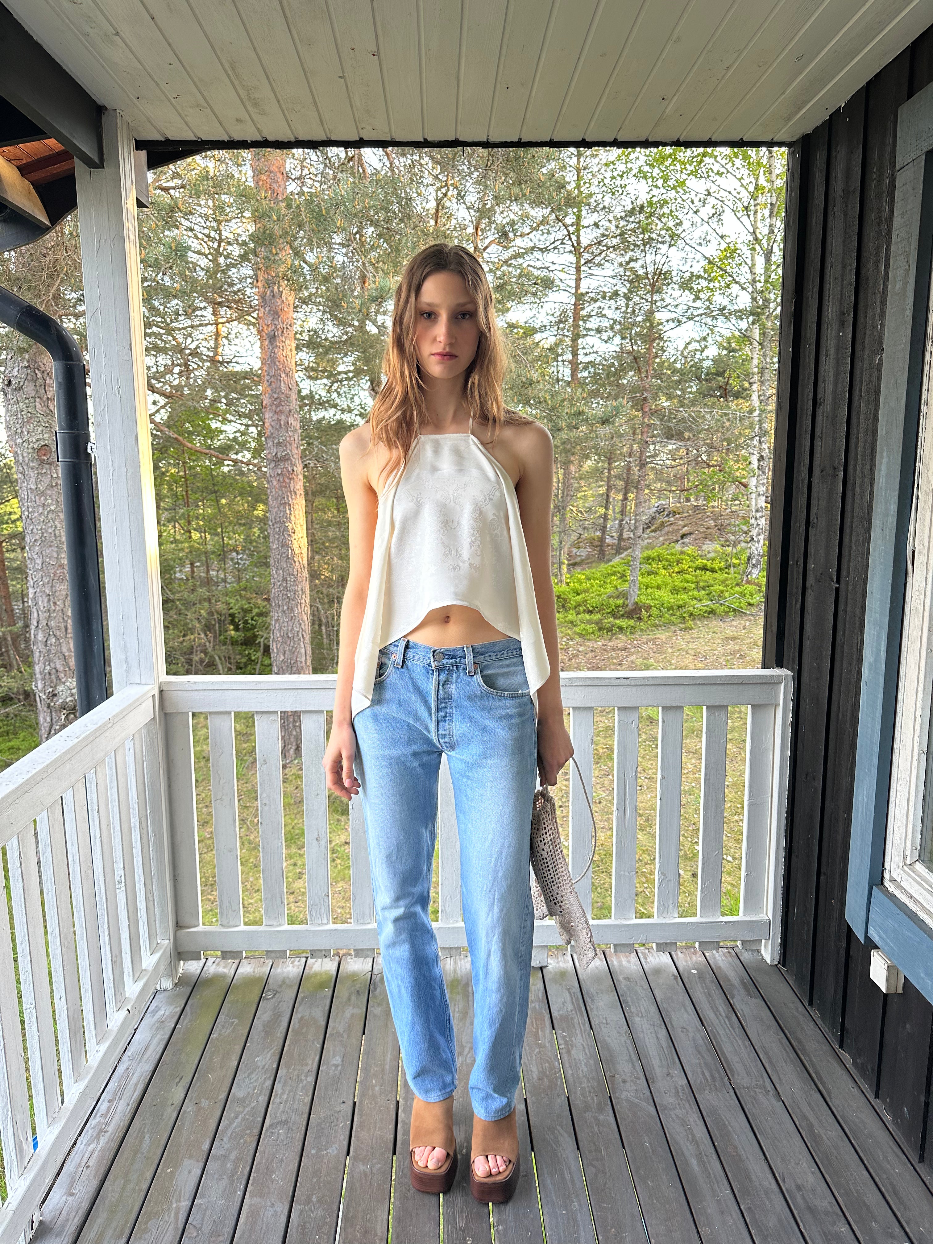 Piece 02 — Draped Halter Top
