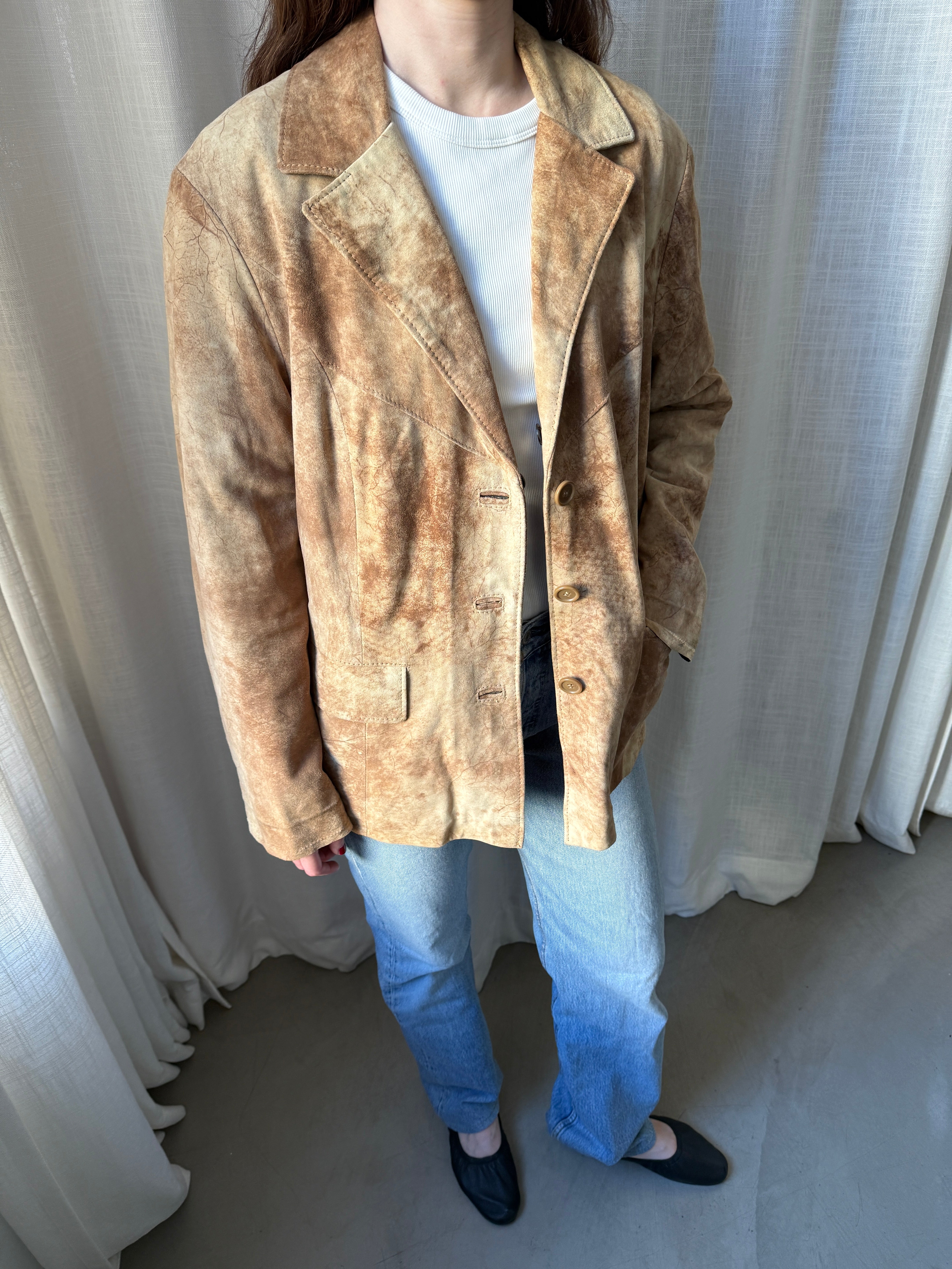 Neva Leather Blazer