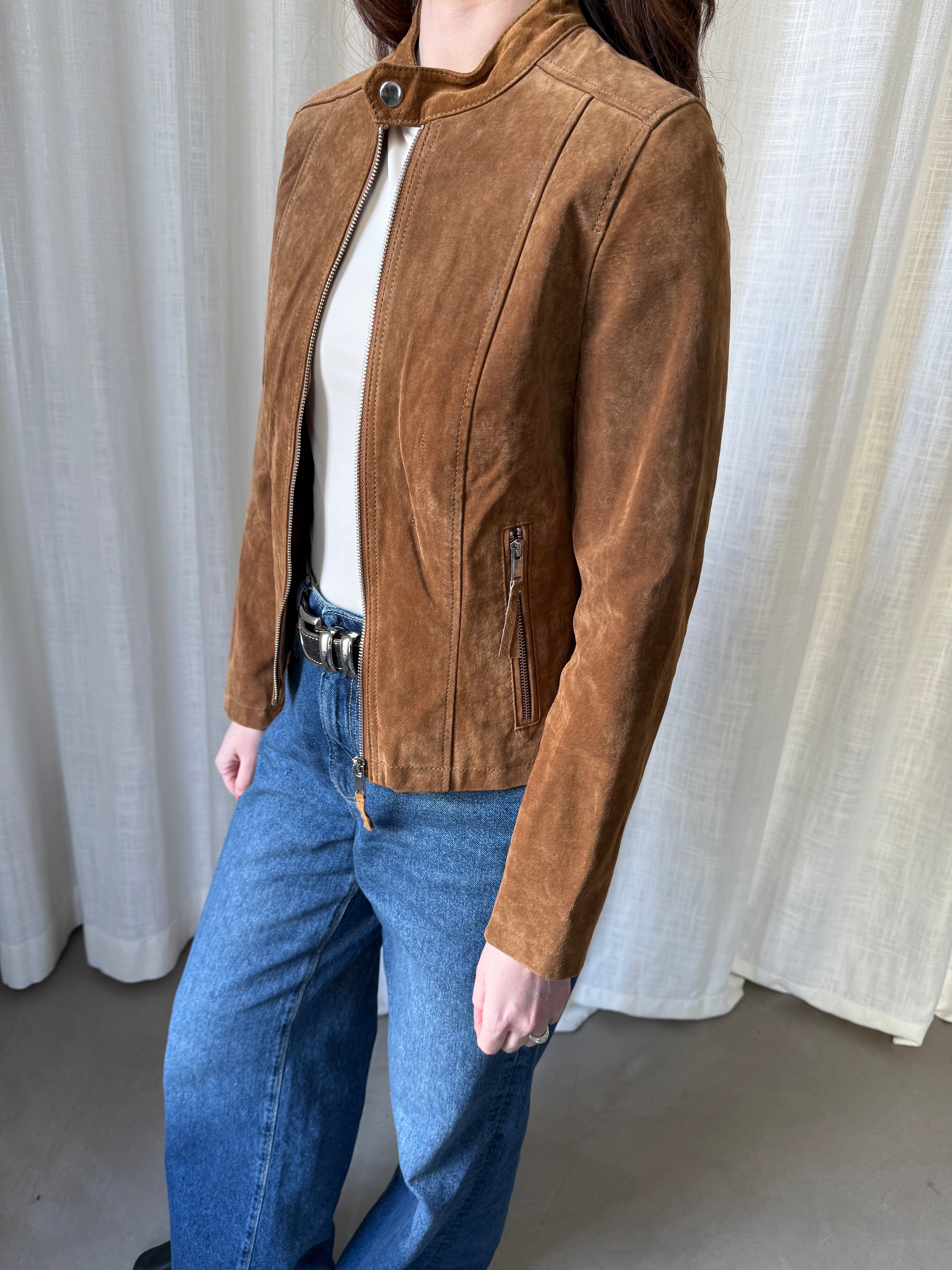 Short Suede Jacket