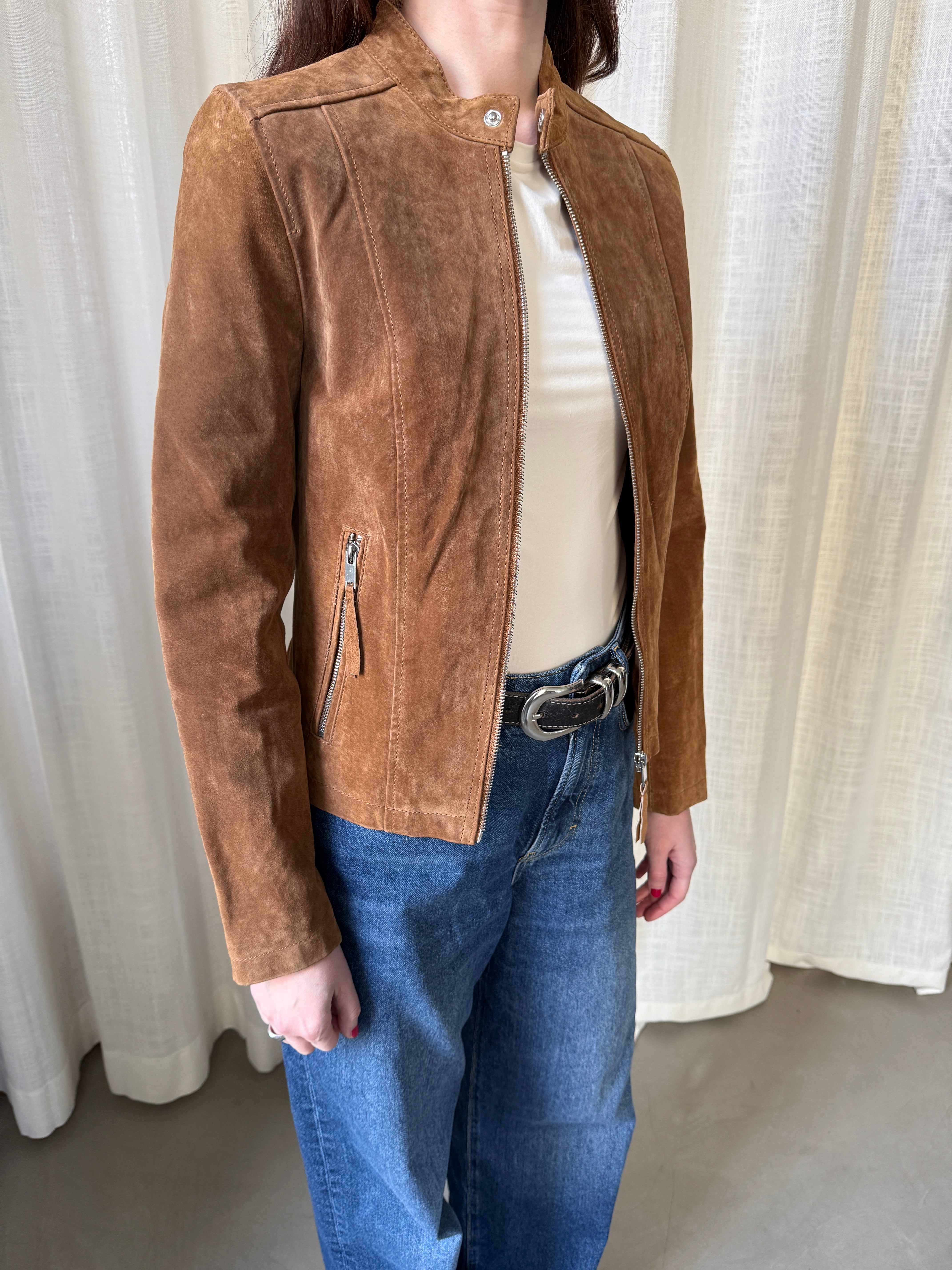 Short Suede Jacket