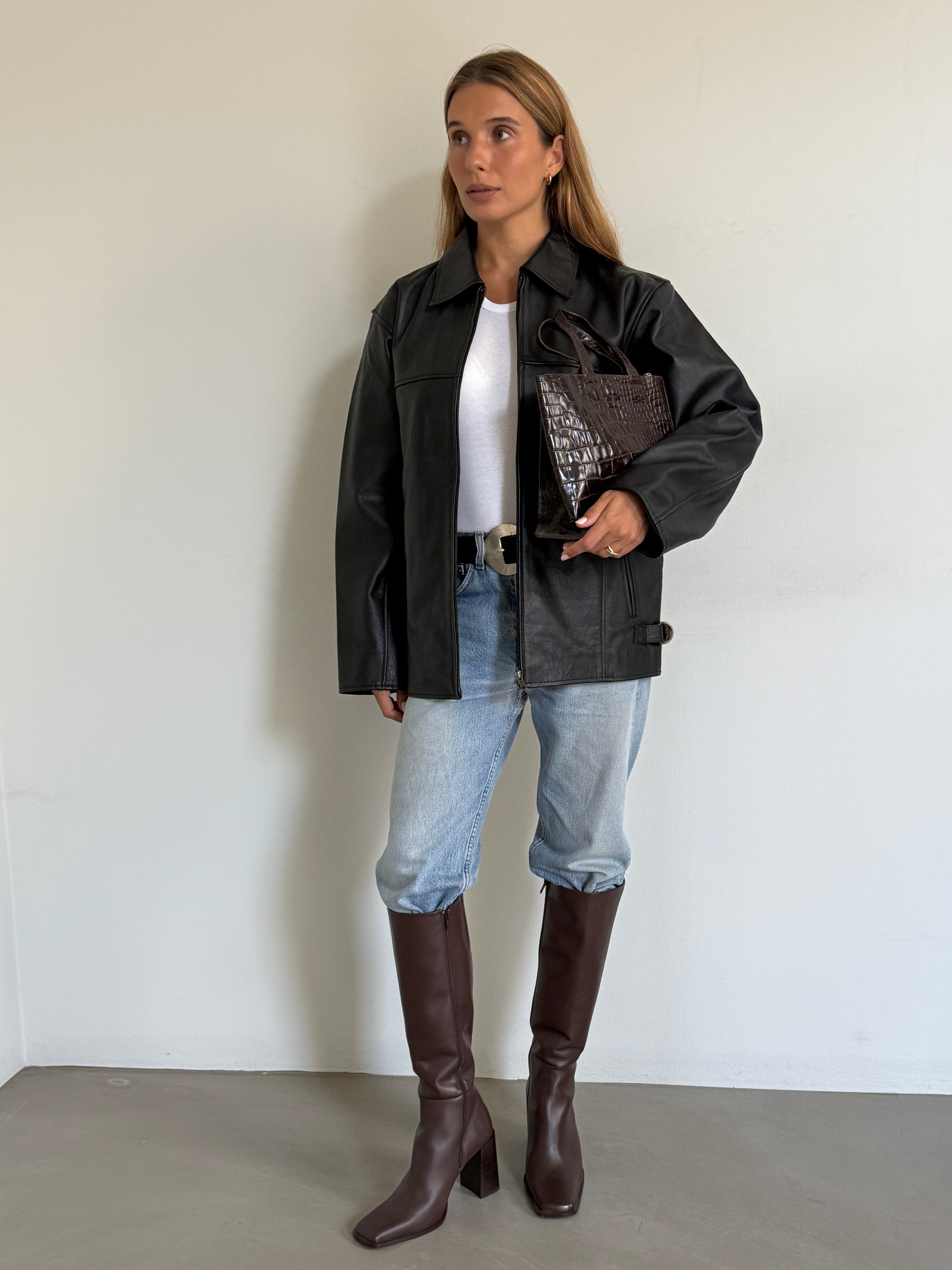 Croc Brown Bag