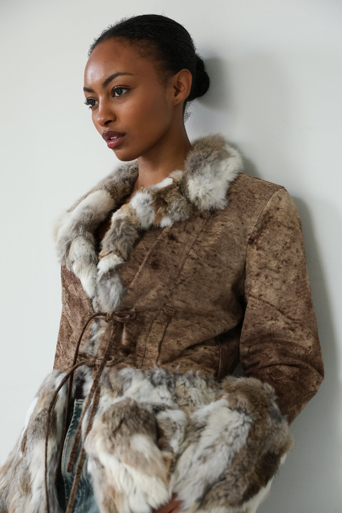 Line Fur Jacket