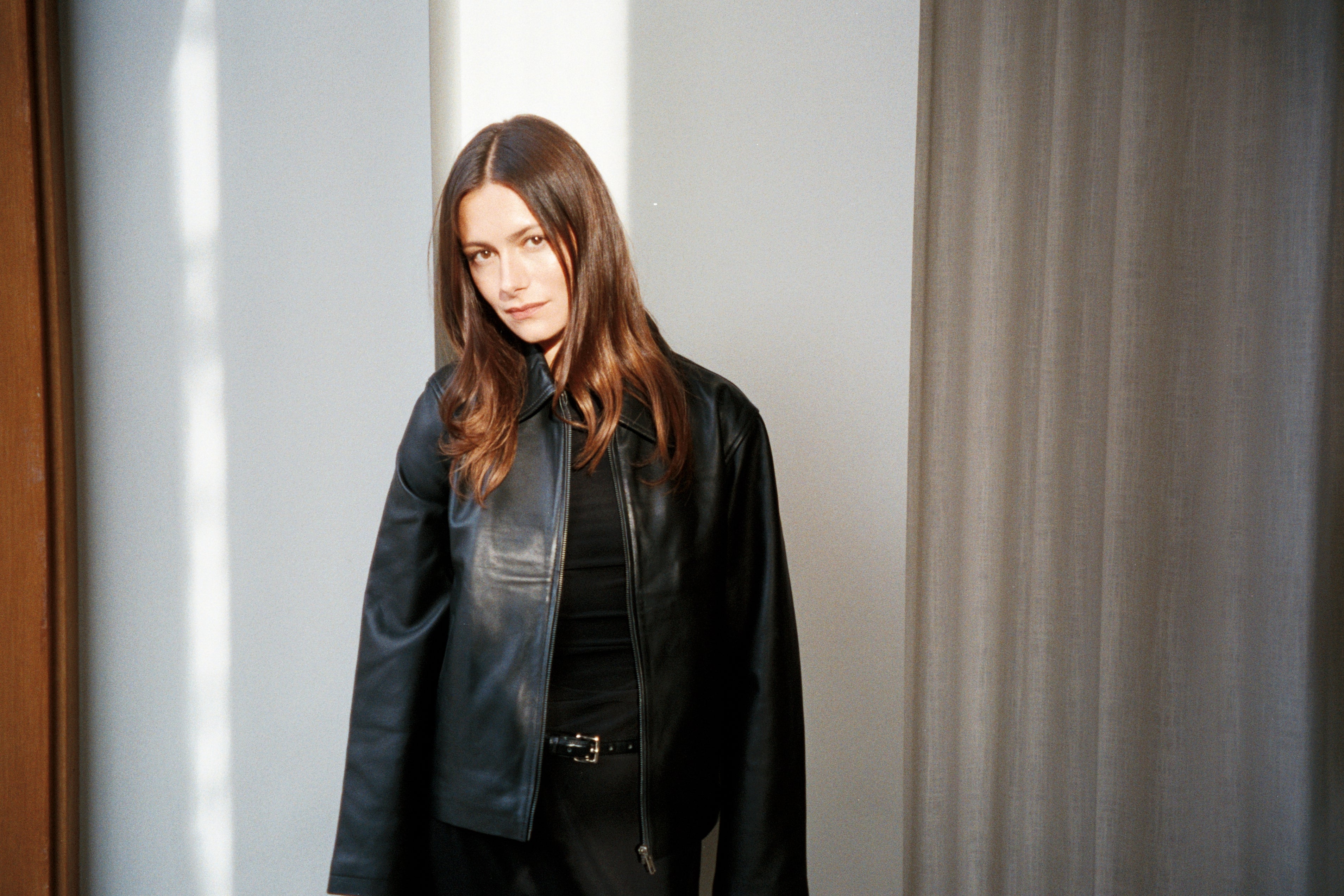 Gaia Black Leather