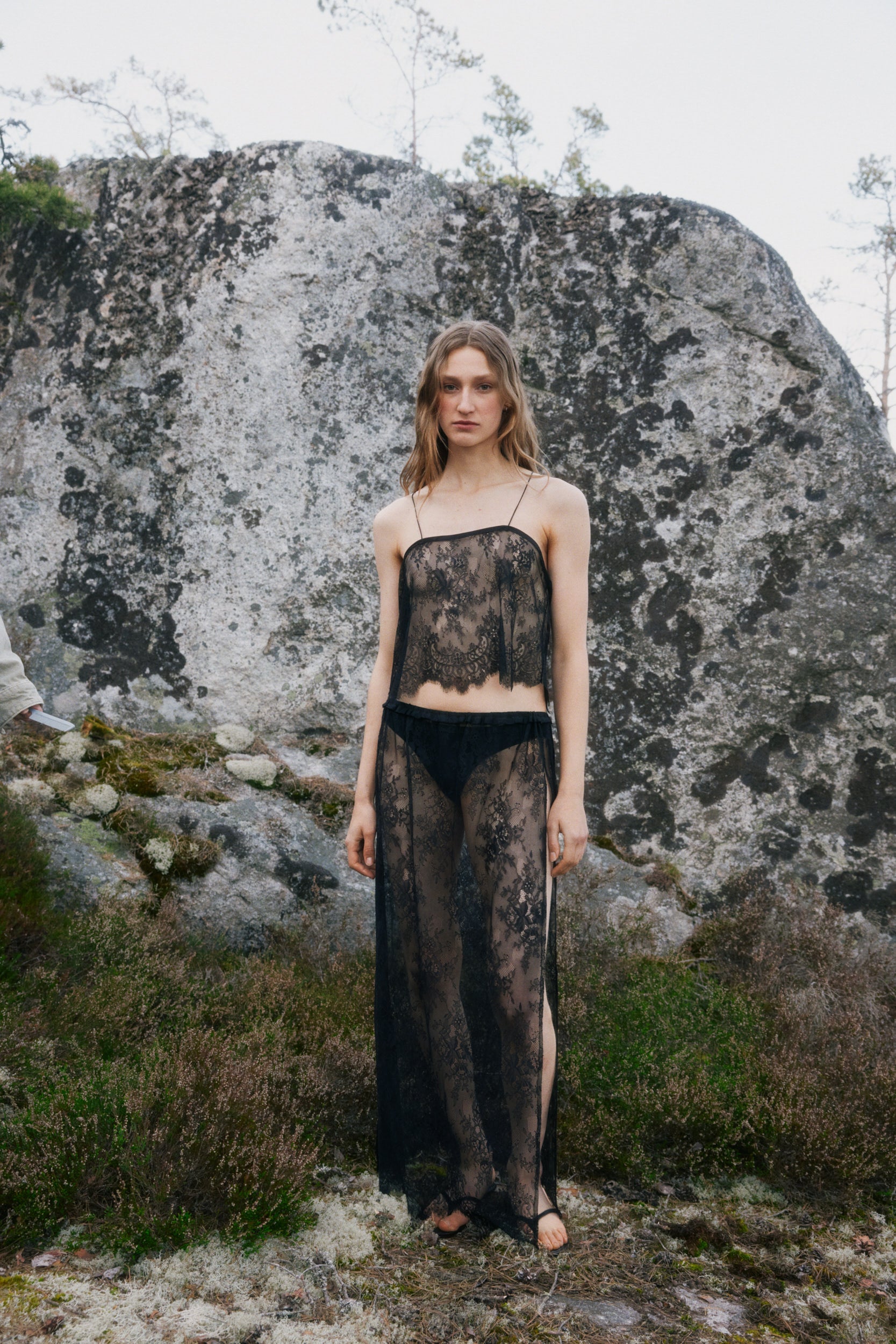 Piece 08 — Black Lace Top