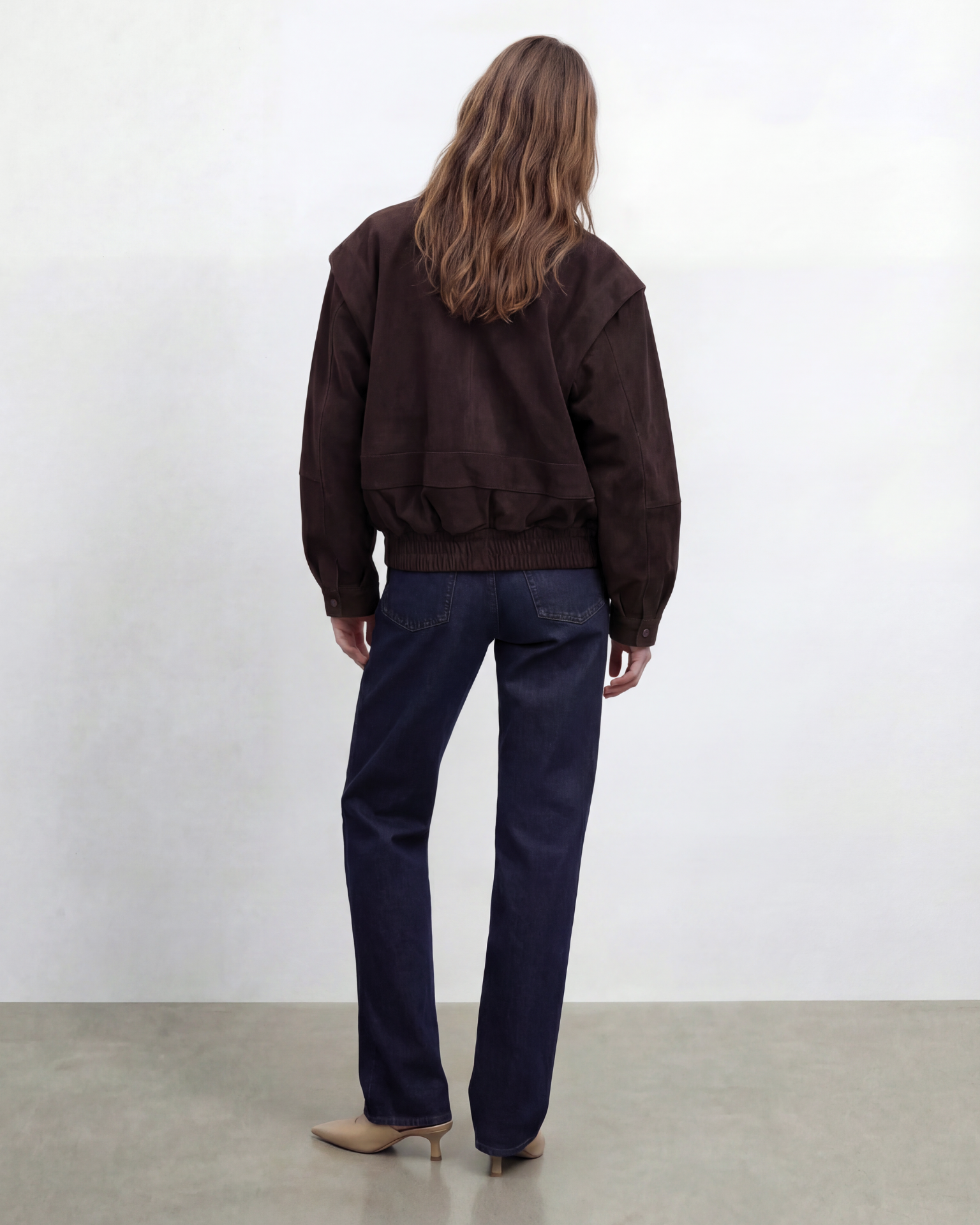 Cora Brown Suede