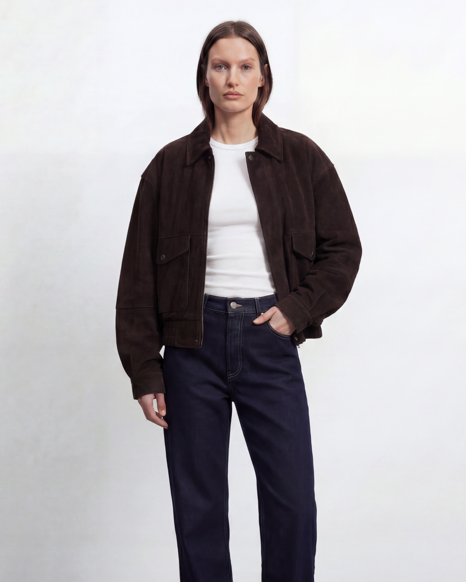 Cora Brown Suede