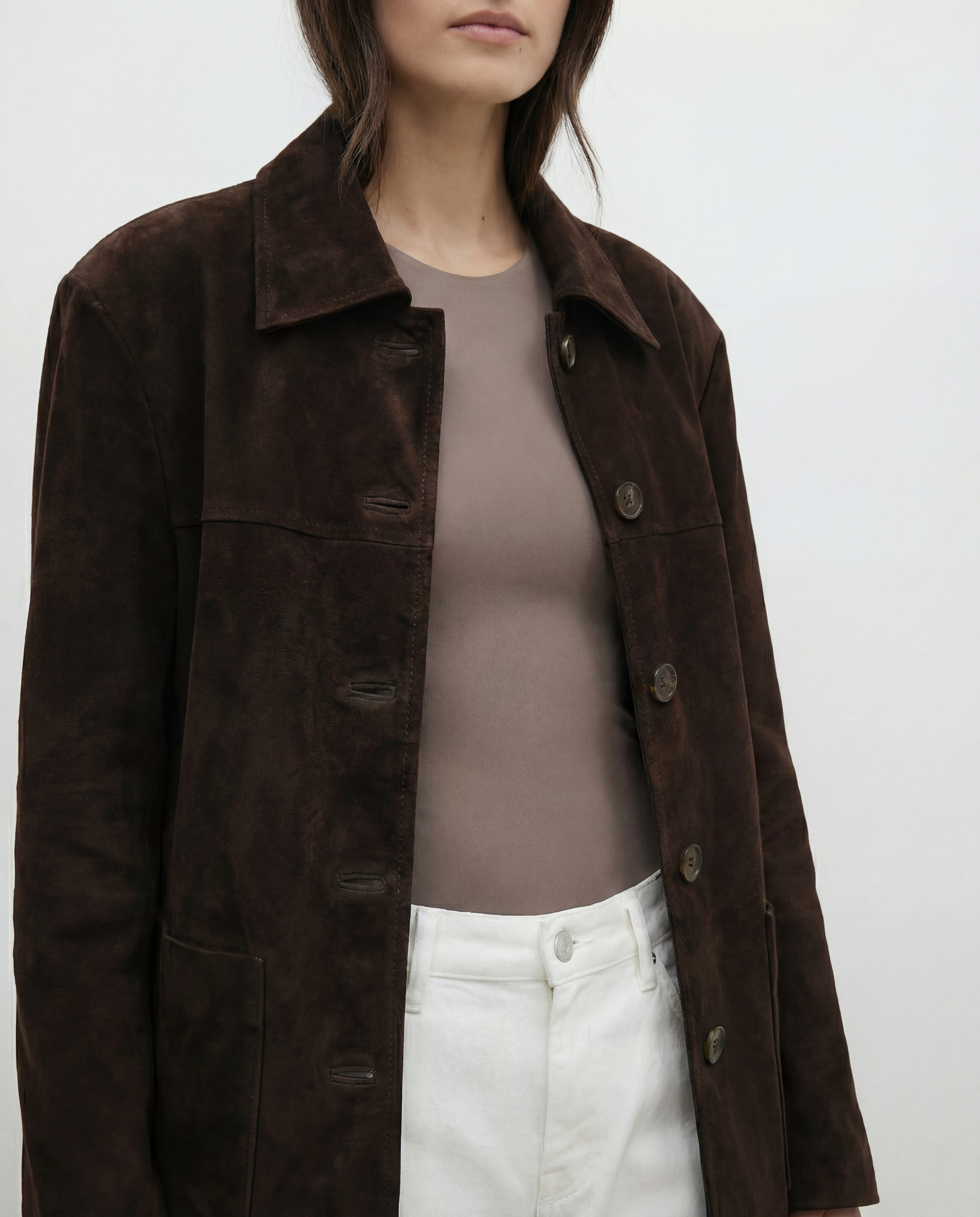 River Brown Suede