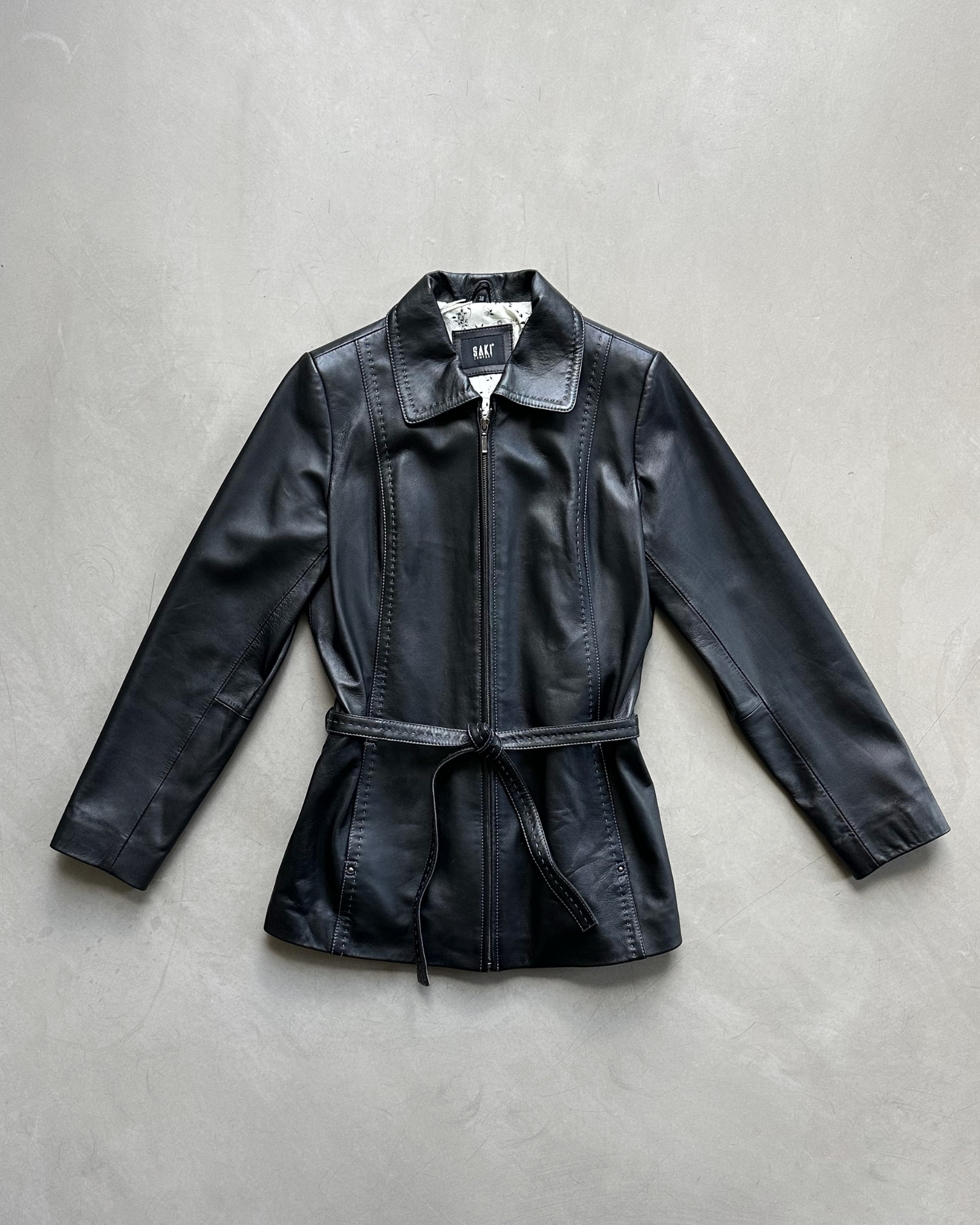 Saki Leather Coat