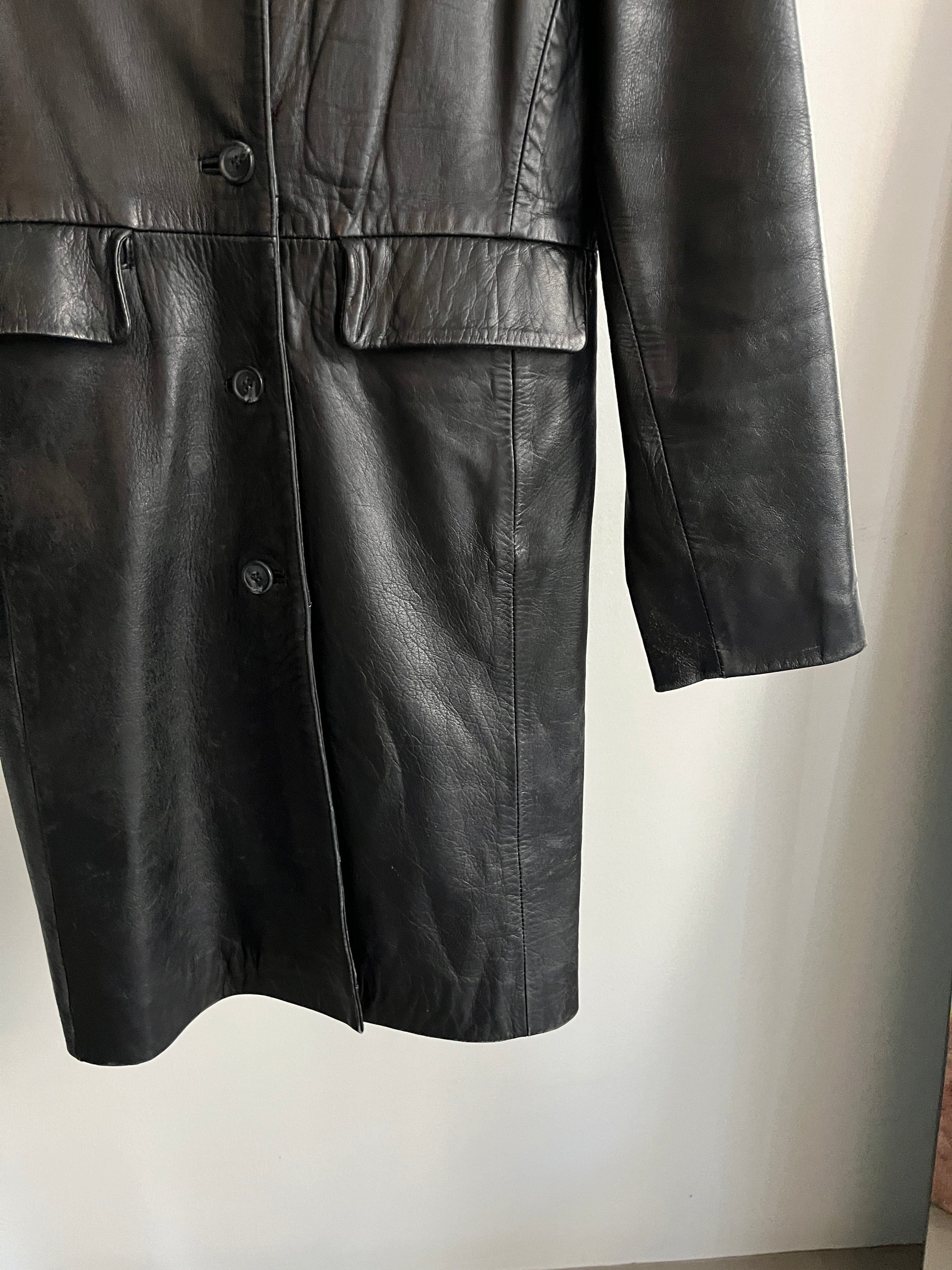 Long Leather Coat - IMG_4681