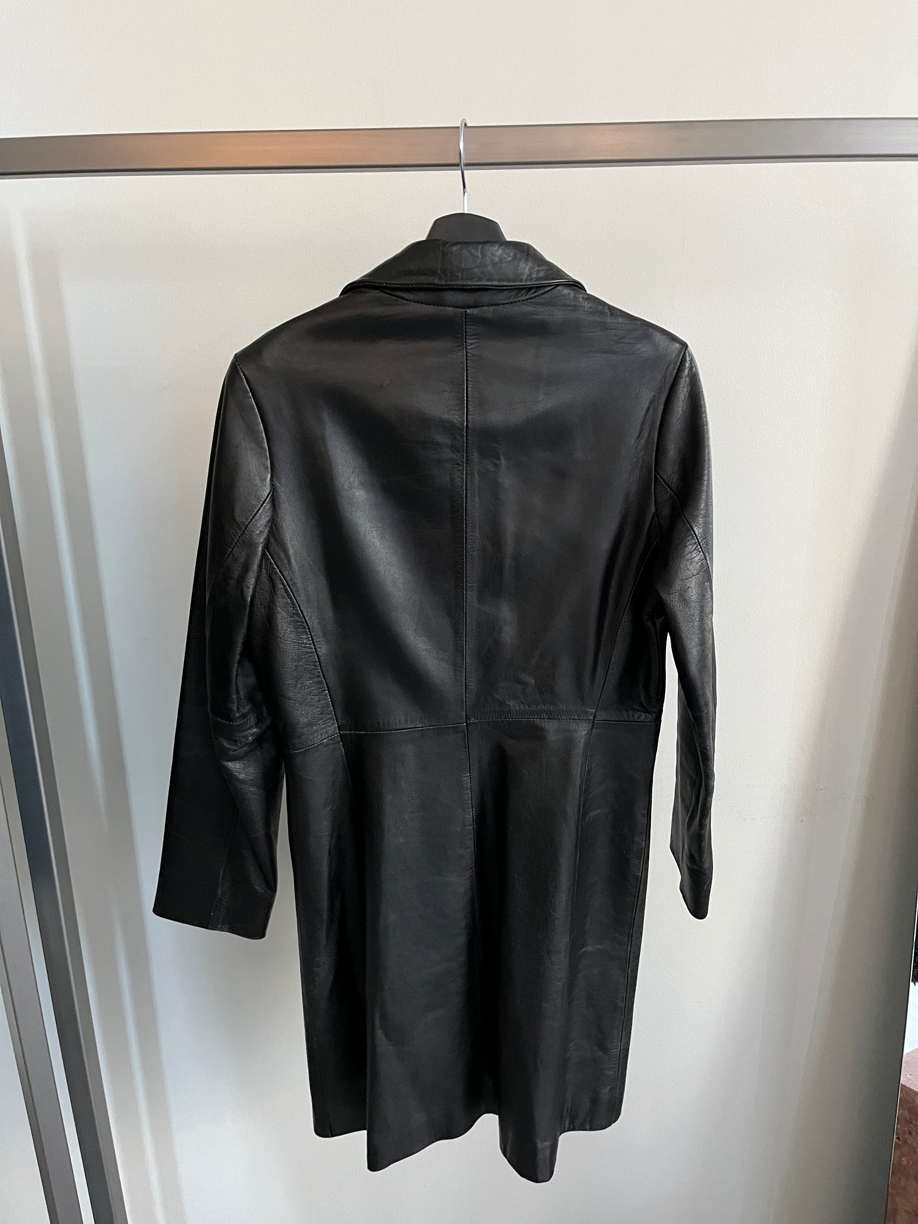 Long Leather Coat - IMG_4687