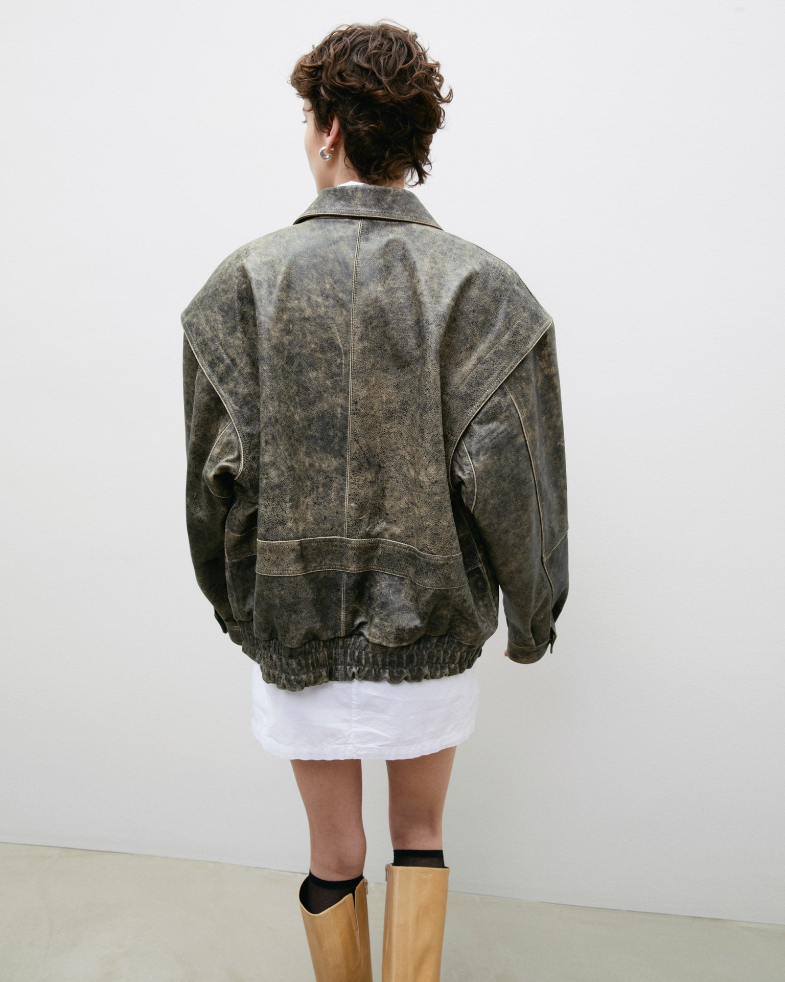 Cora Distressed Leather